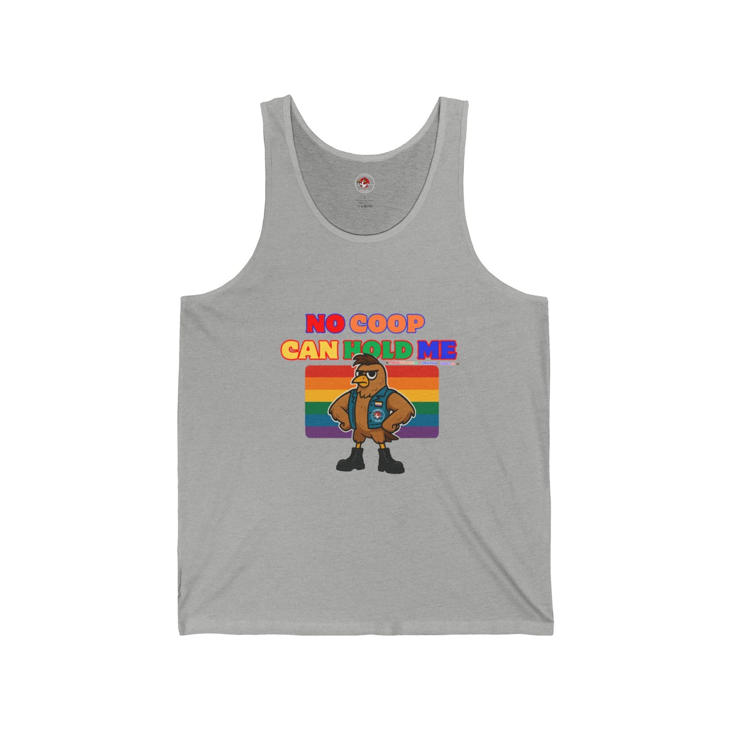 No Coop Can Hold Me – Theym Hen Unisex Tank