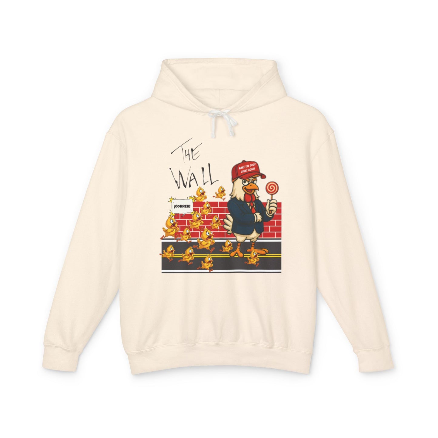 Another Chick Thru The Wall Hoodie – Bold Graphic Pullover with Relaxed Fit | Unisex Streetwear