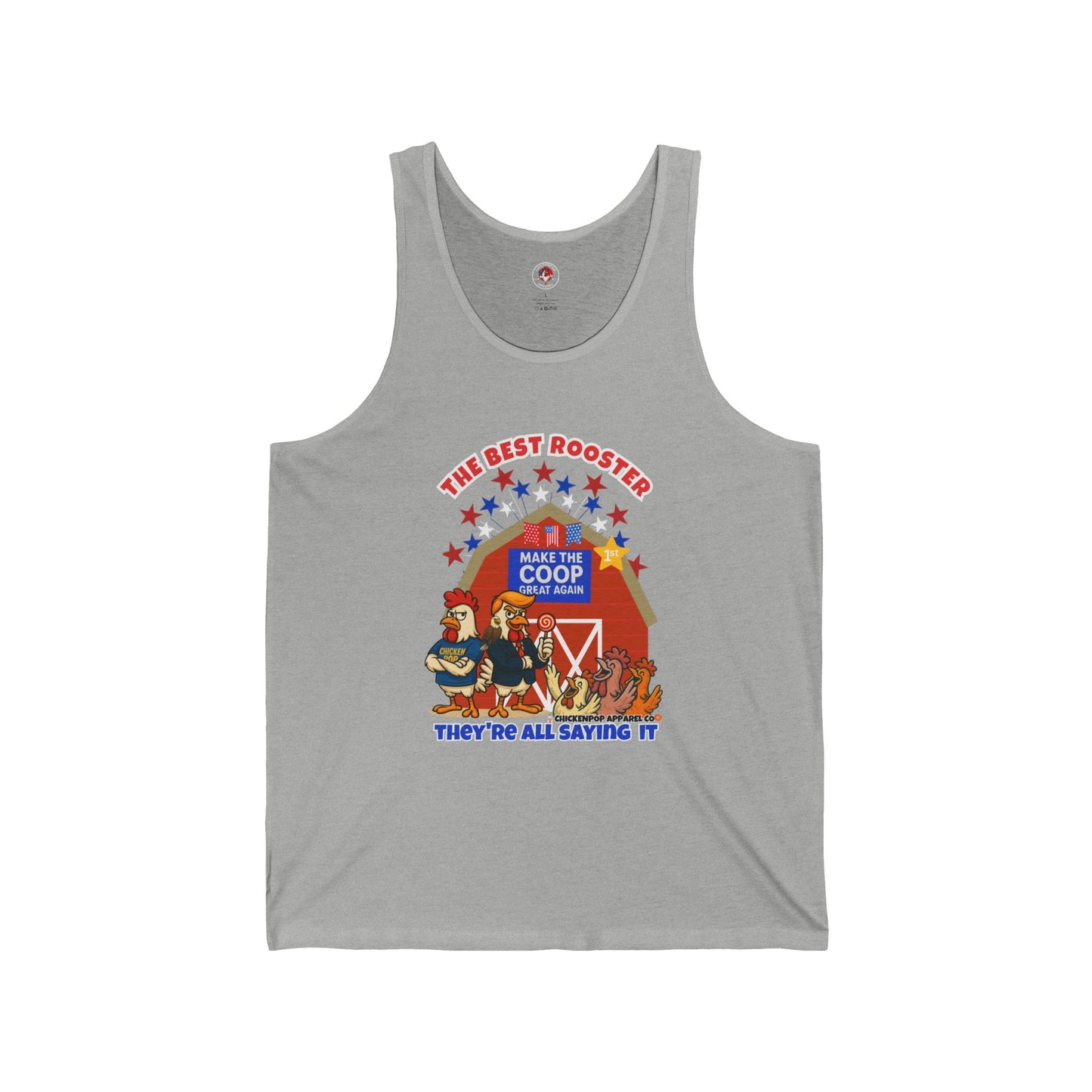 The Best Rooster Ribbed Tank β Cock-a-Doodle-Don Presidential Poultry ππΉ