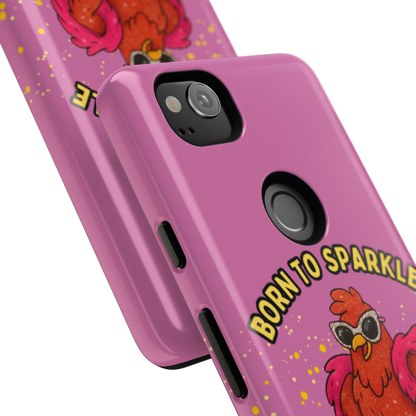 Phone Case - Born to Sparkle Hatched to Slay Logo Design