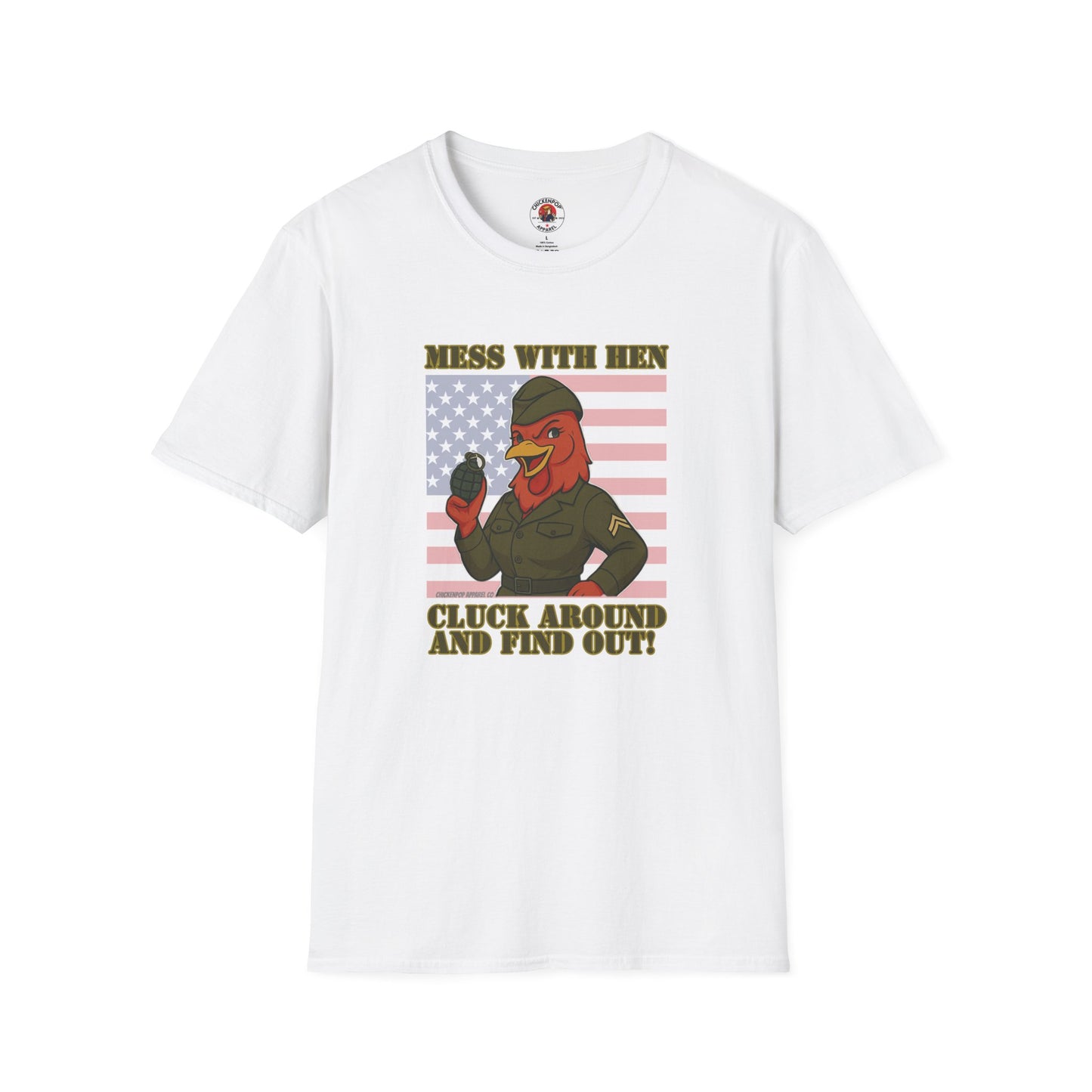 Mess With Hen T-Shirt – Fierce Funny Chicken Tee for Bold Women with Attitude | ChickenPop Apparel