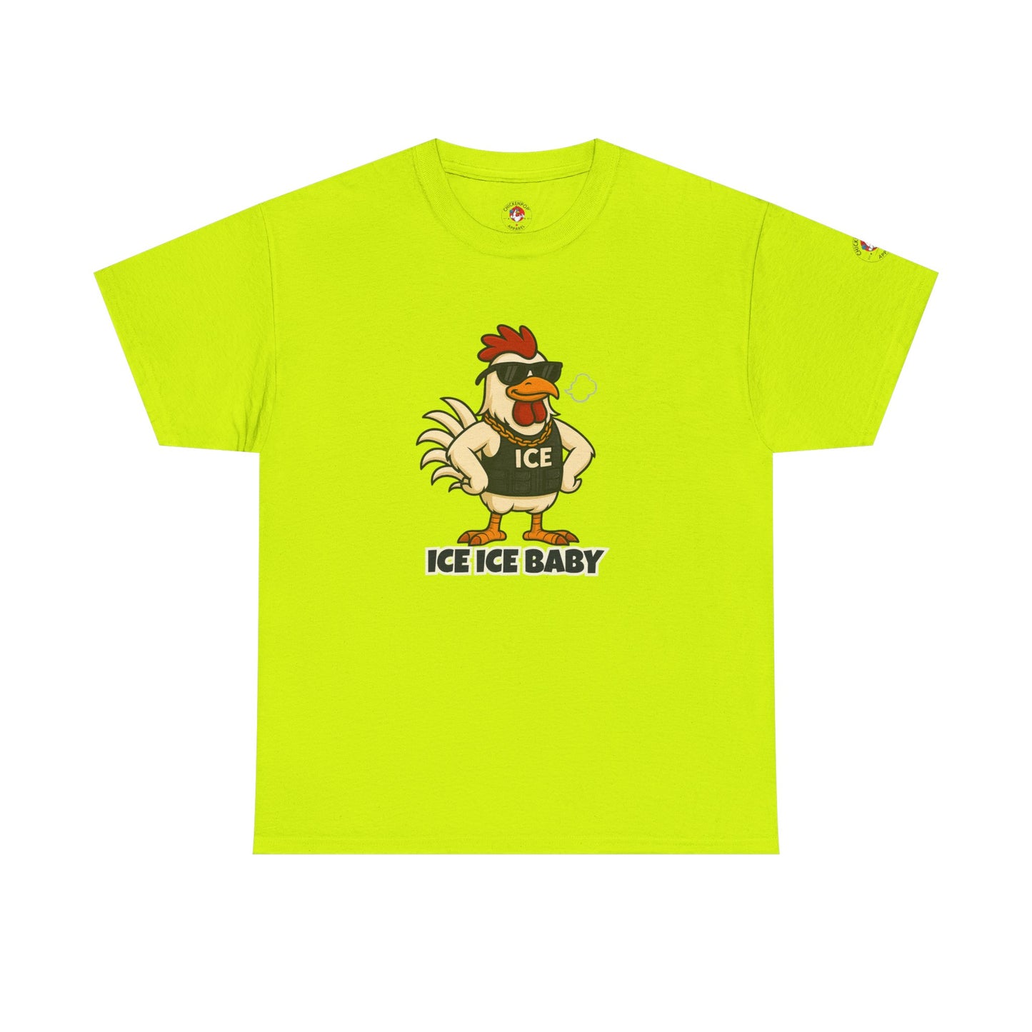Ice Ice Baby Part 2 Funny Chicken T-Shirt – Cool Rooster Graphic Tee | Unisex Retro Hip-Hop Style