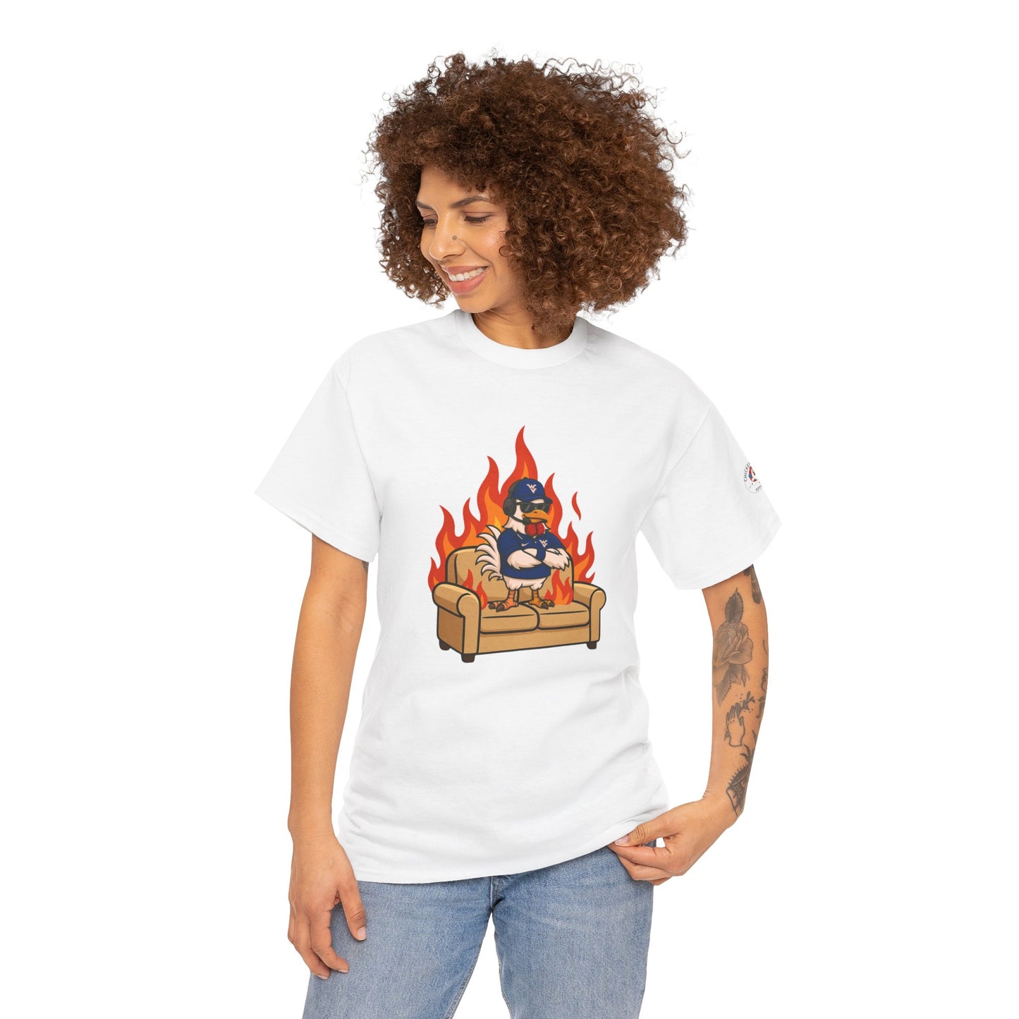 Big Rich Energy WV BURNIN' DOWN THE COUCH Graphic Tee 🔥Free Shipping🔥