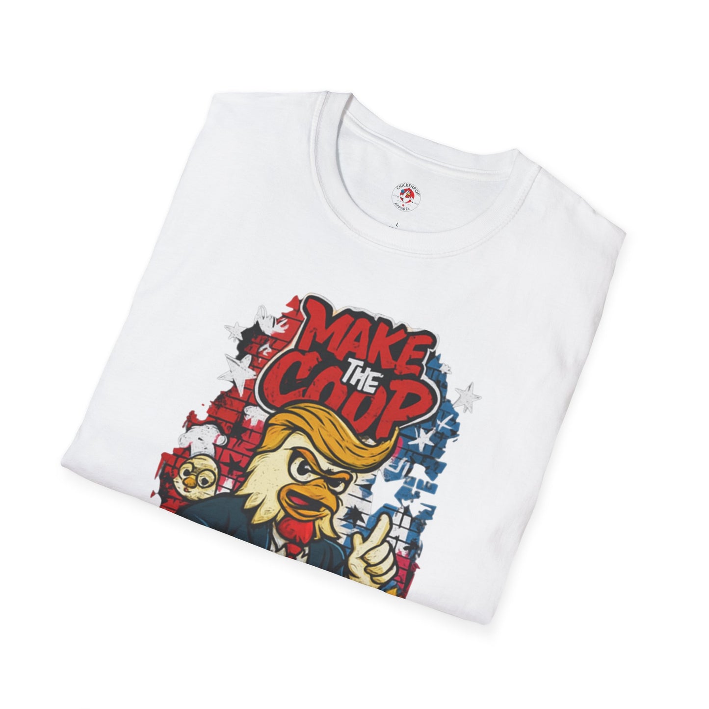 Cock-a-doodle-Don T-Shirt β Make the Coop Great Again | Funny Political Chicken Shirt by ChickenPop Apparel