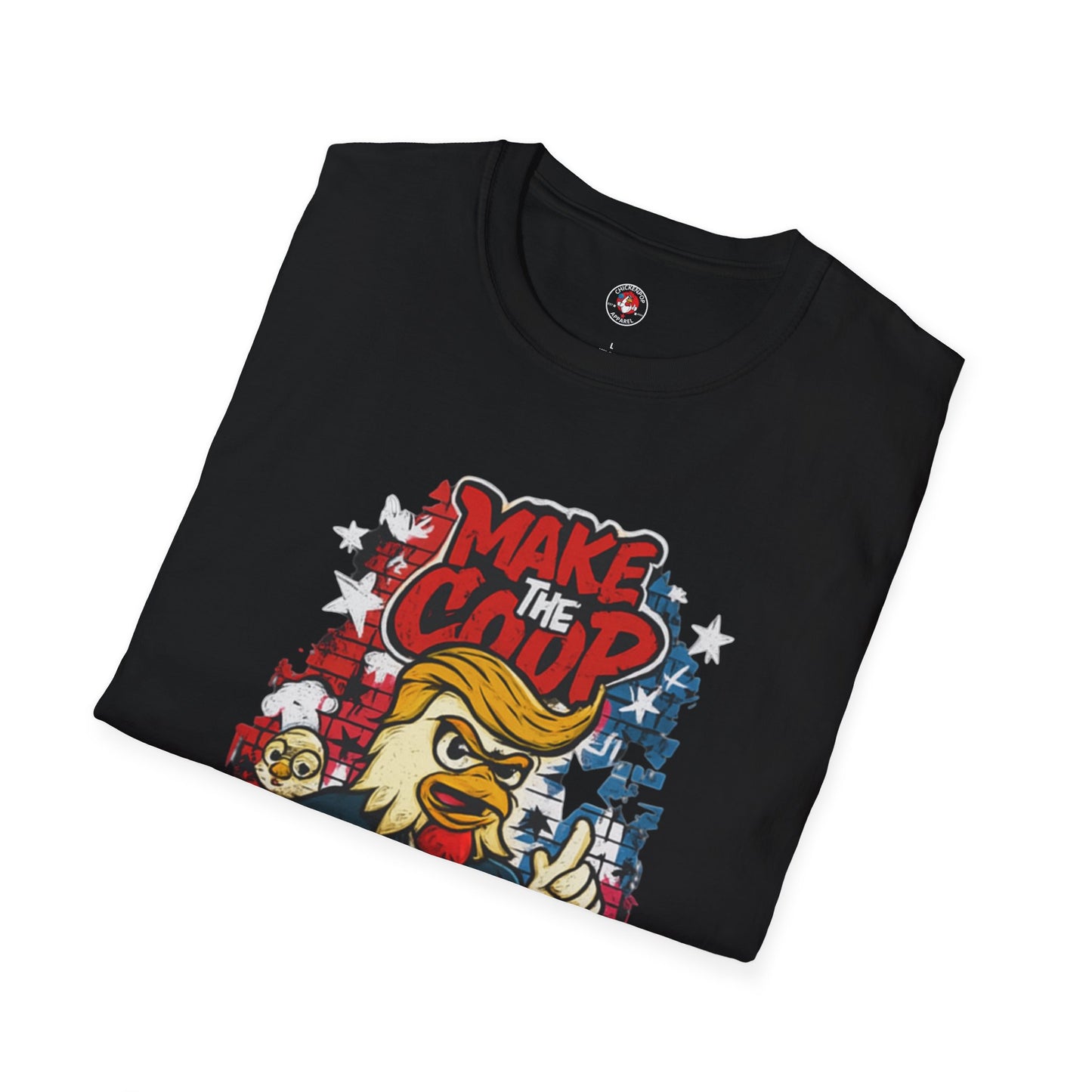 Cock-a-doodle-Don T-Shirt β Make the Coop Great Again | Funny Political Chicken Shirt by ChickenPop Apparel