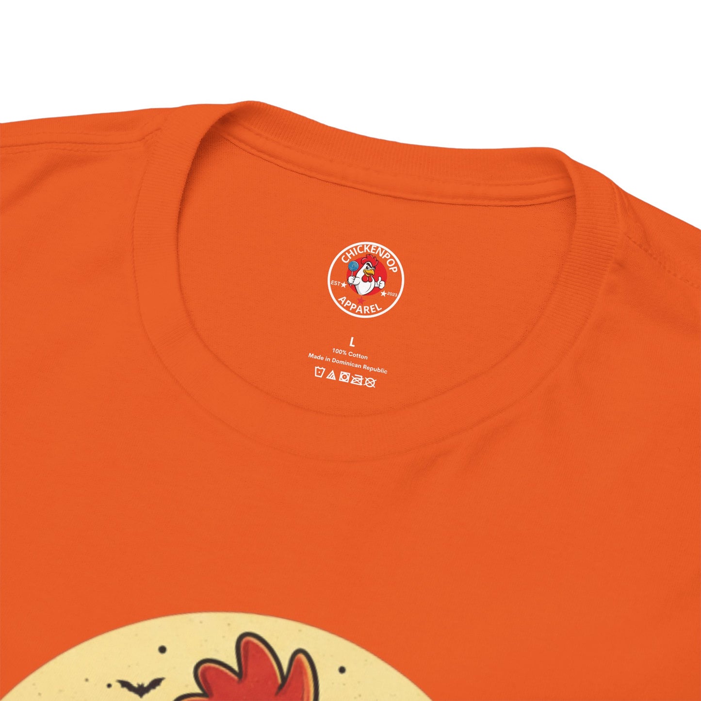 ChickenPop Sucker For a Pop Vampire Rooster Halloween T-Shirt – Funny Spooky Graphic Tee for Fall & Costume Season
