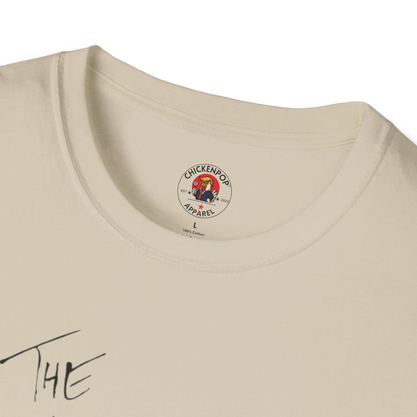 Another Chick Thru The Wall | Funny Political Chicken Graphic Tee – Cock-a-Doodle-Don Collection