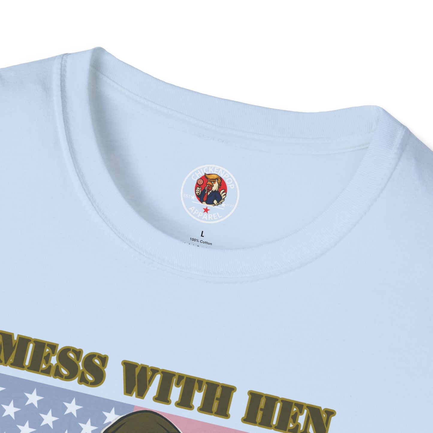 Mess With Hen T-Shirt – Fierce Funny Chicken Tee for Bold Women with Attitude | ChickenPop Apparel
