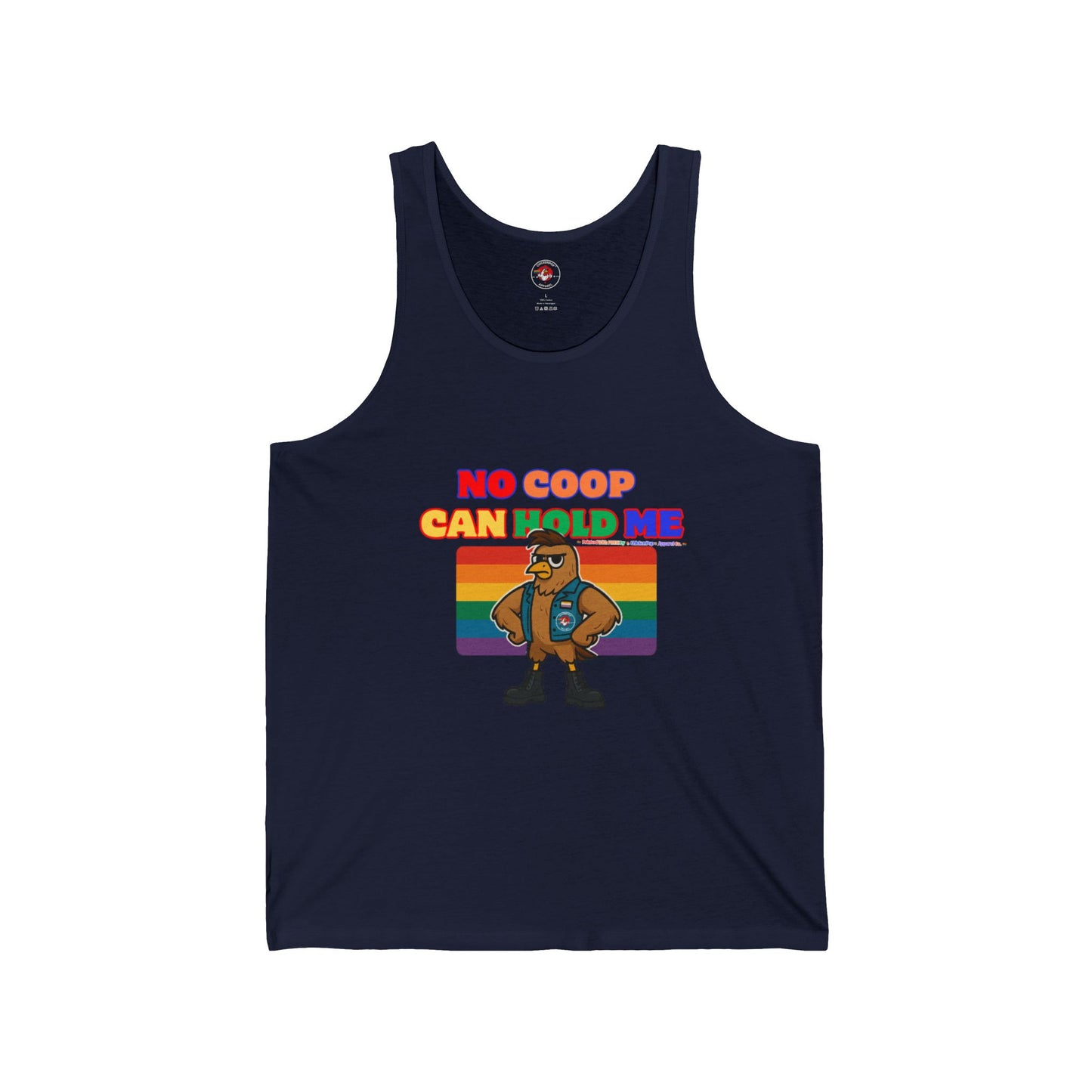 No Coop Can Hold Me – Theym Hen Unisex Tank