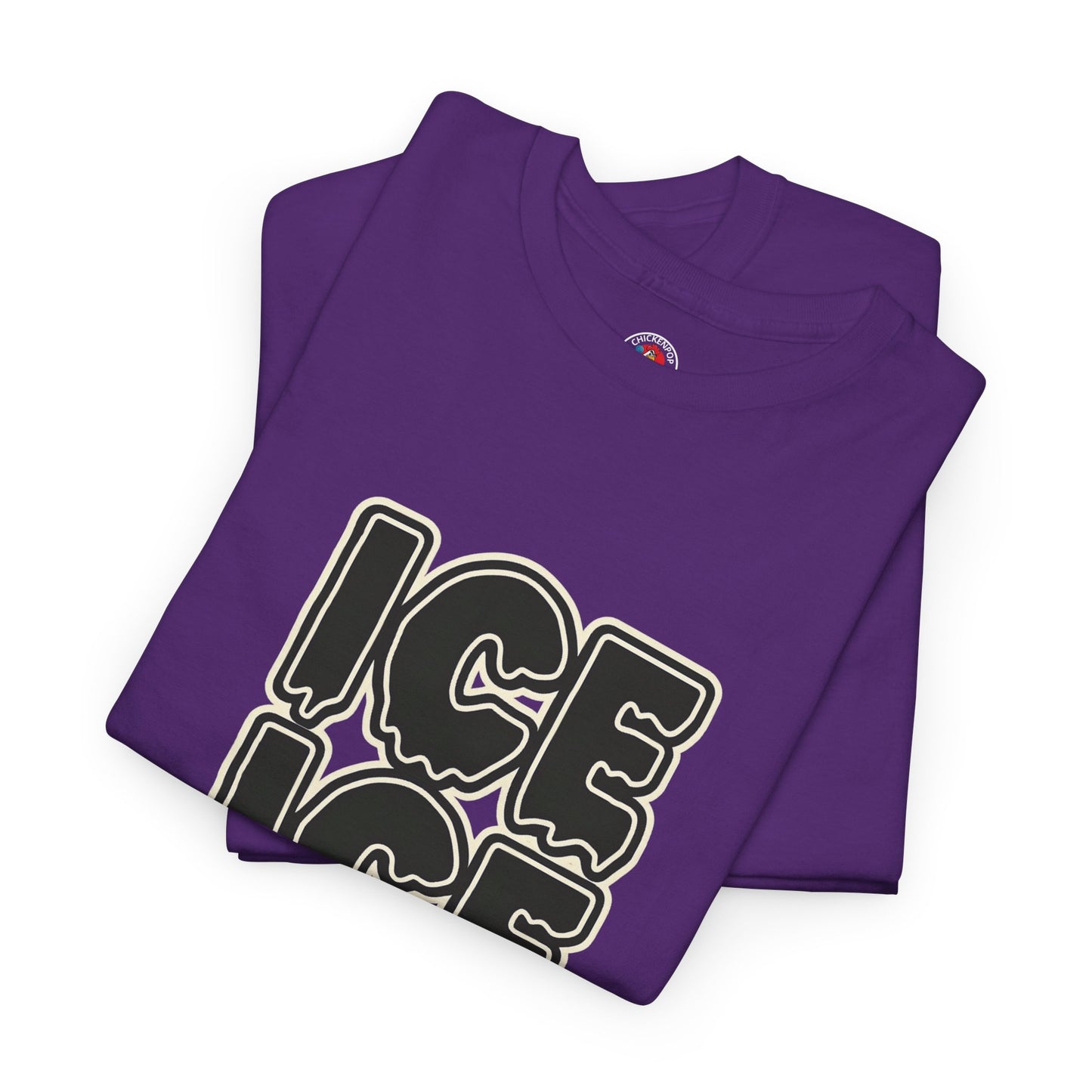 ICE ICE BABY Funny Chicken T-Shirt – Coop Daddy Parody Tee for Music & Poultry Fans