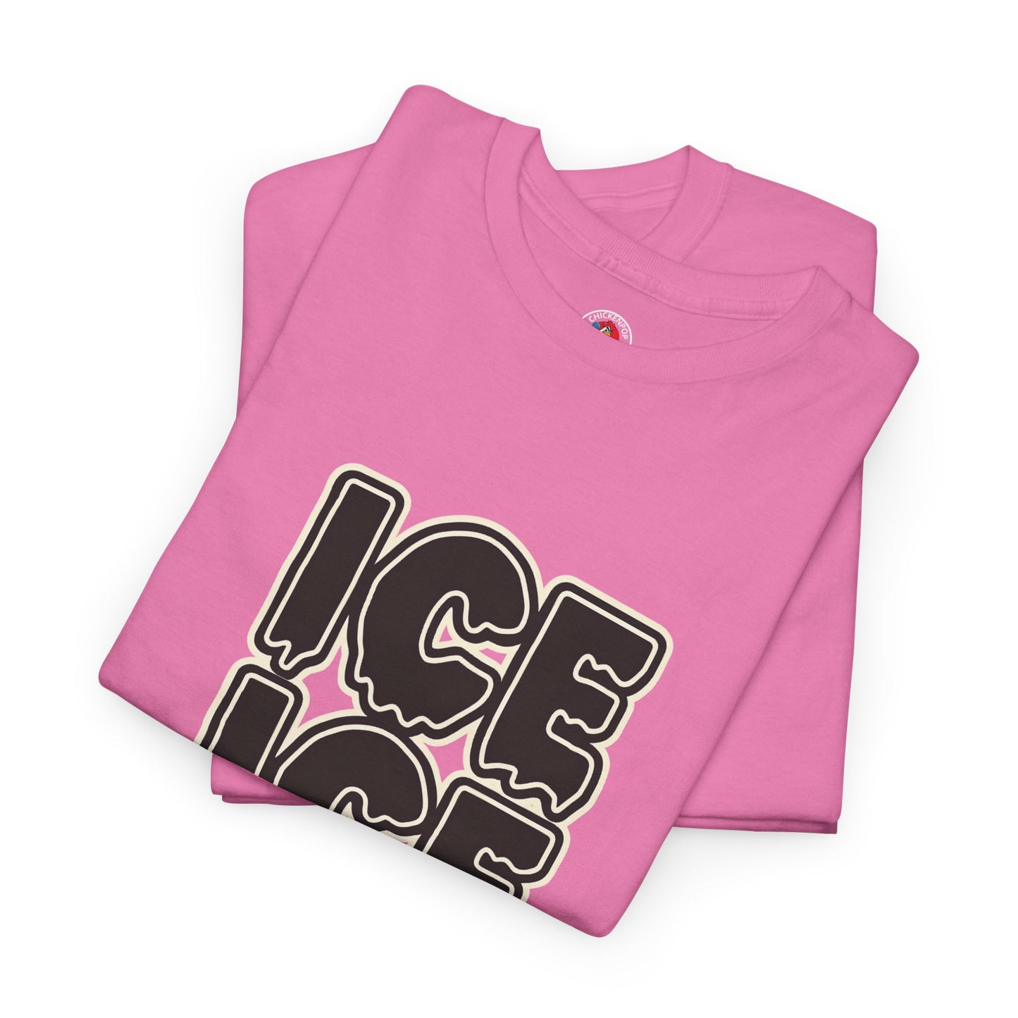 ICE ICE BABY Funny Chicken T-Shirt – Coop Daddy Parody Tee for Music & Poultry Fans