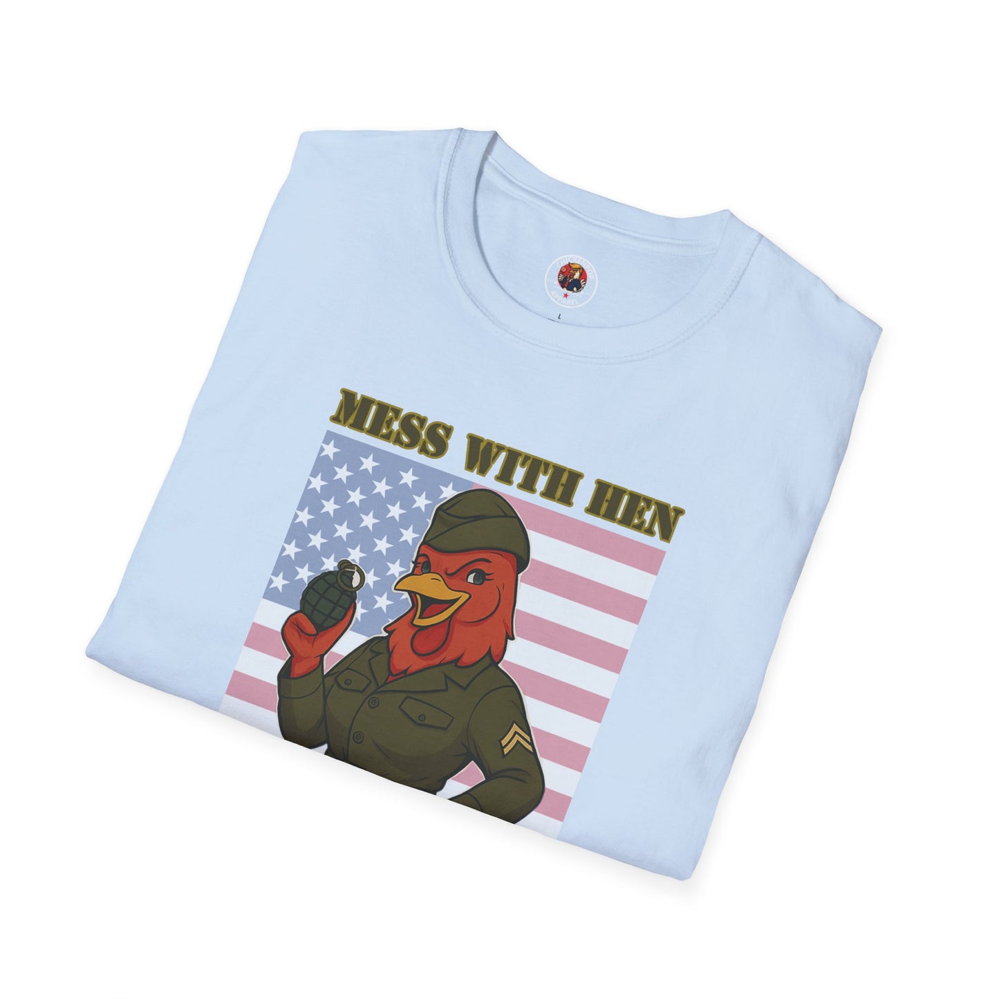 Mess With Hen T-Shirt – Fierce Funny Chicken Tee for Bold Women with Attitude | ChickenPop Apparel