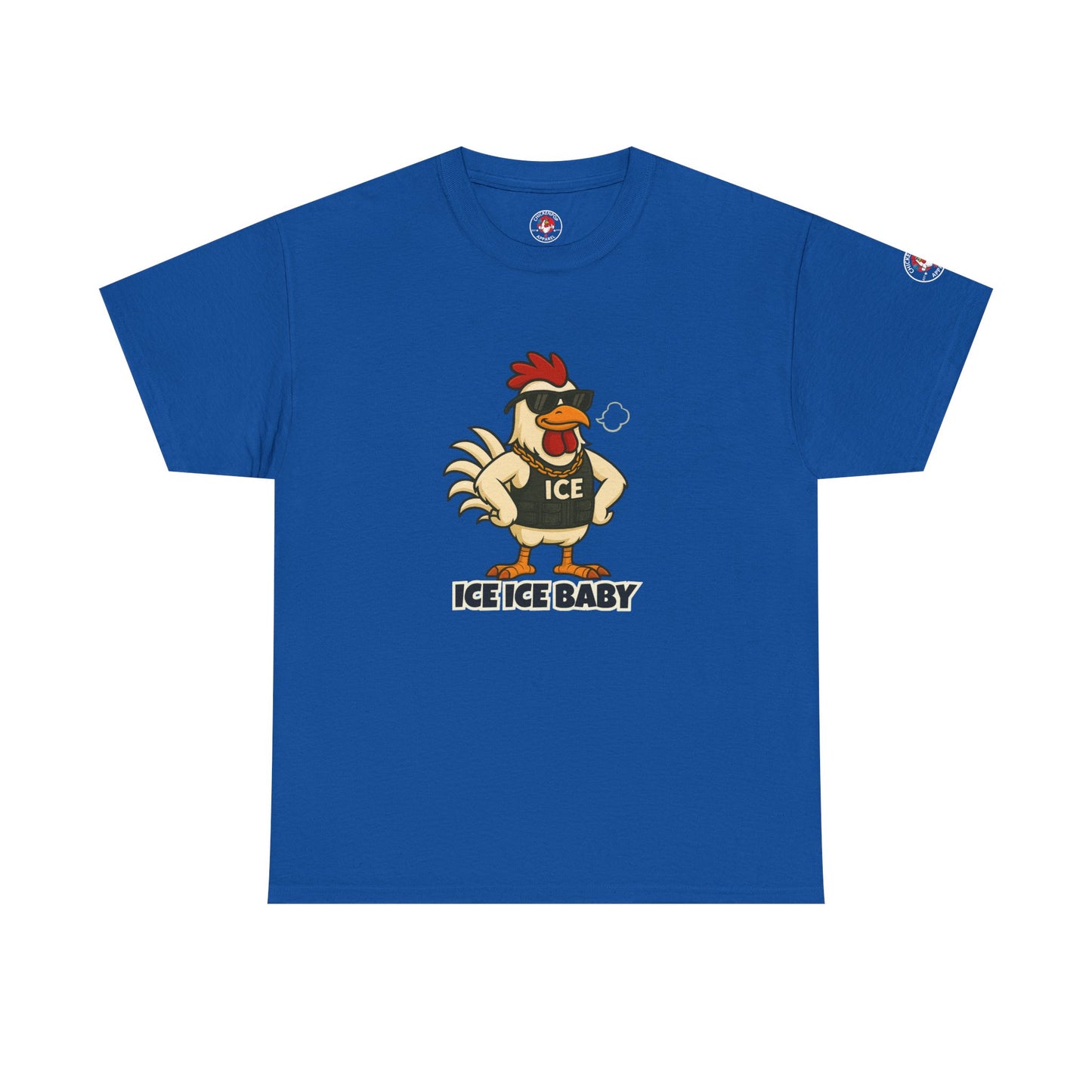 Ice Ice Baby Part 2 Funny Chicken T-Shirt – Cool Rooster Graphic Tee | Unisex Retro Hip-Hop Style