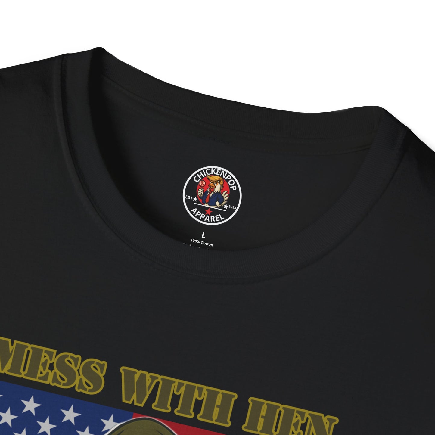 Mess With Hen T-Shirt – Fierce Funny Chicken Tee for Bold Women with Attitude | ChickenPop Apparel