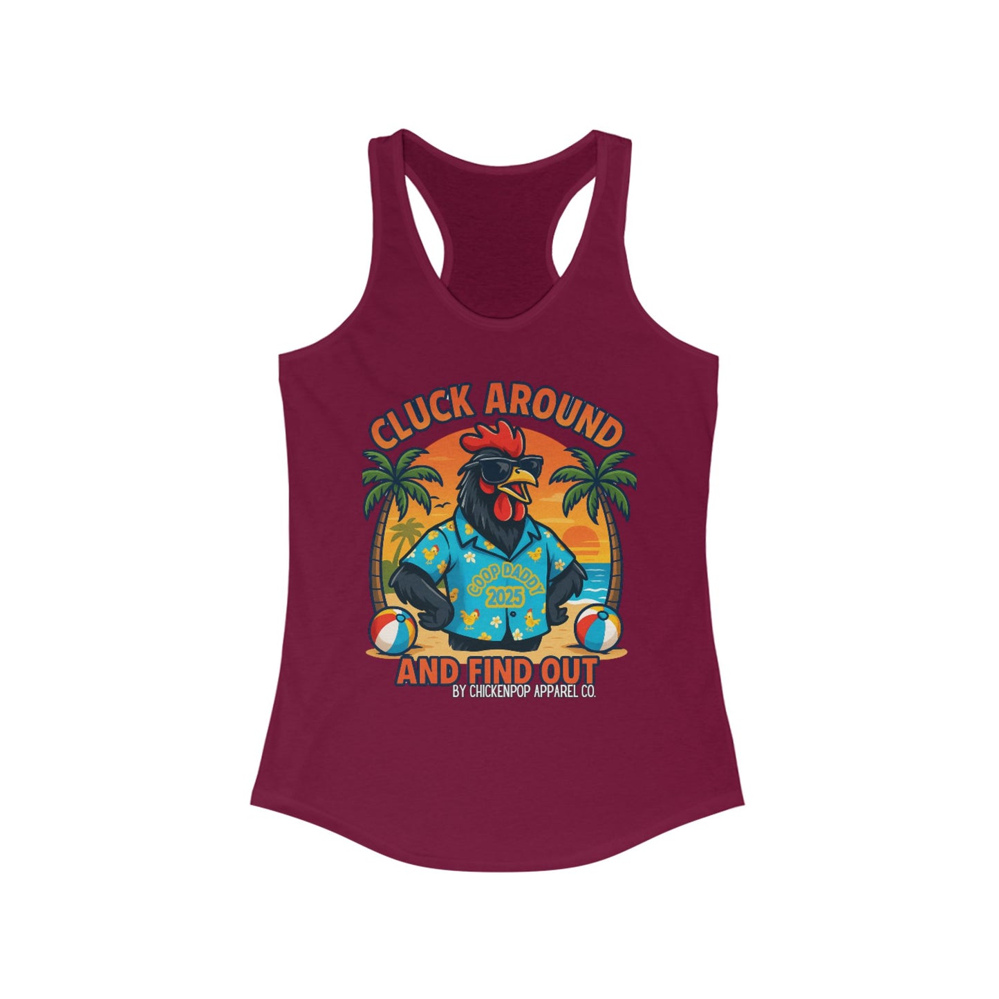 Cluck Around and Find Out – Women's Racerback Tank