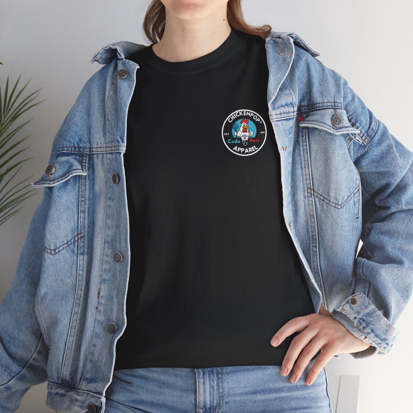 Nurses Are All Give And Take Back Front/Back Logo Tee