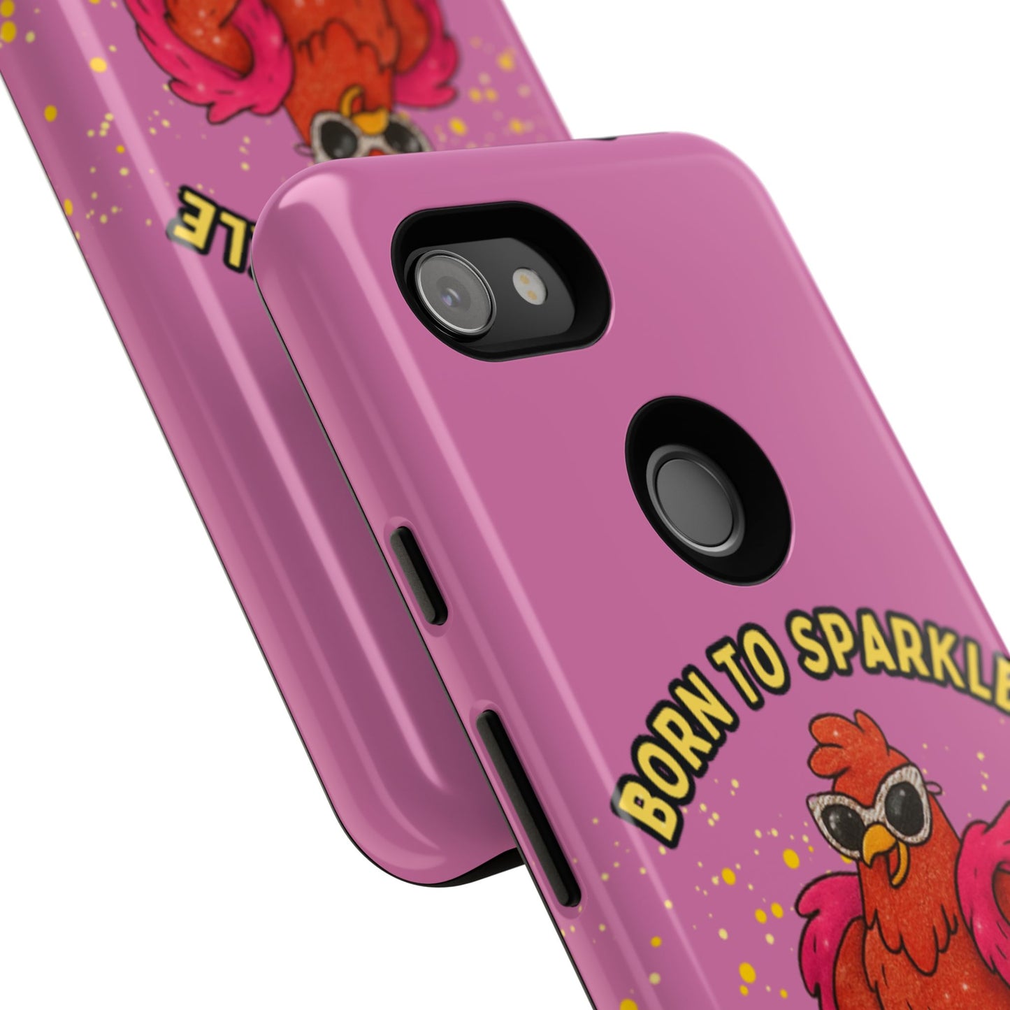 Phone Case - Born to Sparkle Hatched to Slay Logo Design