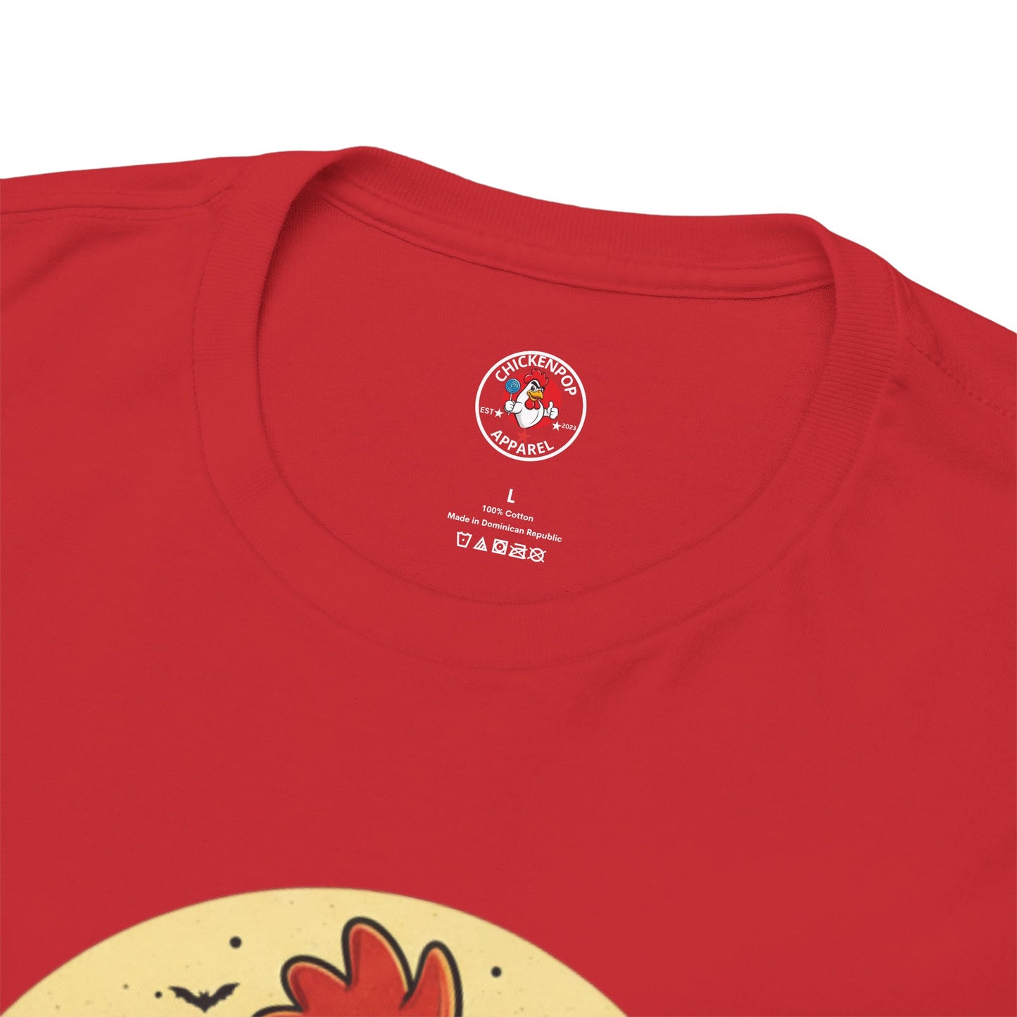 ChickenPop Sucker For a Pop Vampire Rooster Halloween T-Shirt – Funny Spooky Graphic Tee for Fall & Costume Season
