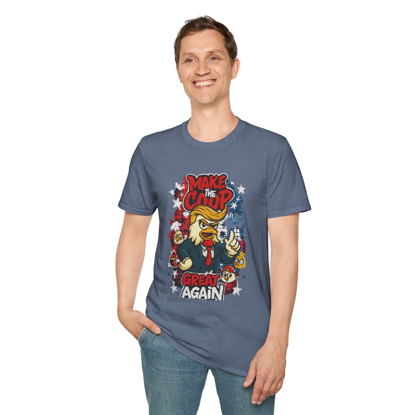 Cock-a-doodle-Don T-Shirt β Make the Coop Great Again | Funny Political Chicken Shirt by ChickenPop Apparel