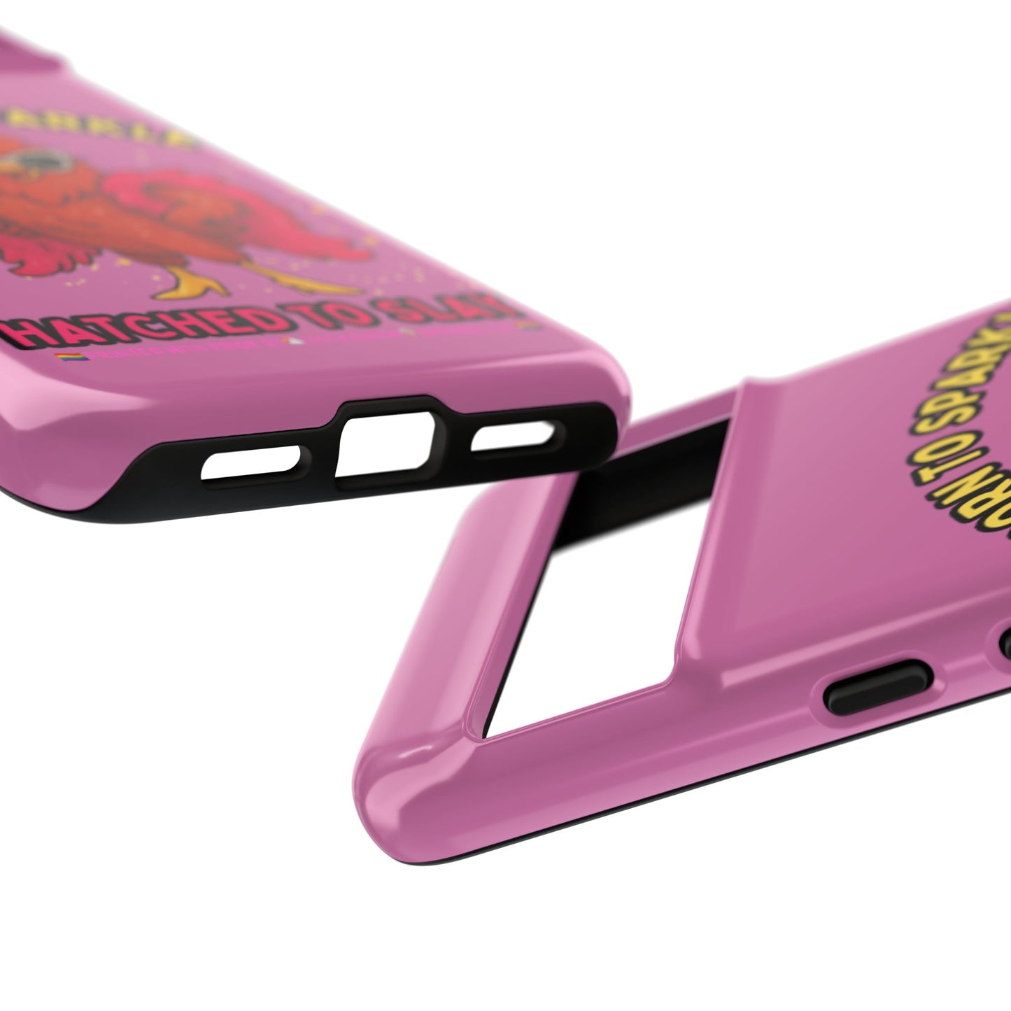 Phone Case - Born to Sparkle Hatched to Slay Logo Design
