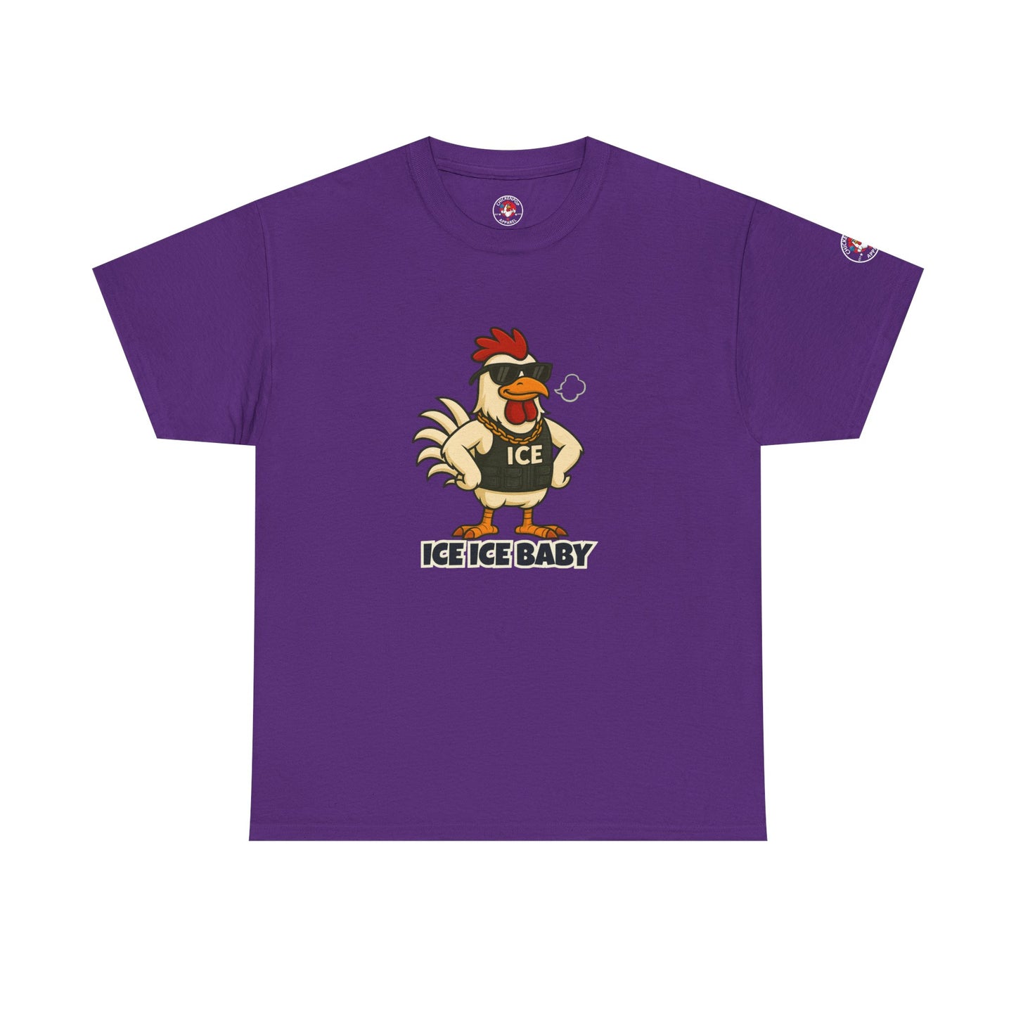Ice Ice Baby Part 2 Funny Chicken T-Shirt – Cool Rooster Graphic Tee | Unisex Retro Hip-Hop Style
