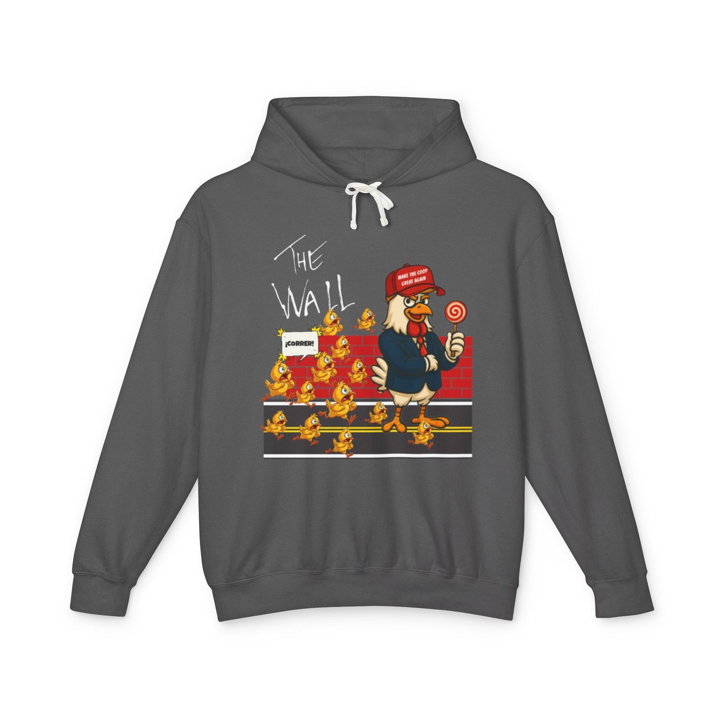 Another Chick Thru The Wall Hoodie – Bold Graphic Pullover with Relaxed Fit | Unisex Streetwear