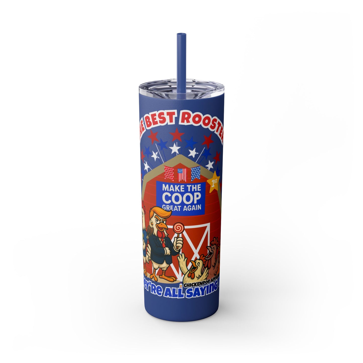 The Best Rooster Cock-a-Doodle Don 20 oz. Tumbler with straw Gifts, Summer Vibes, Party Essentials