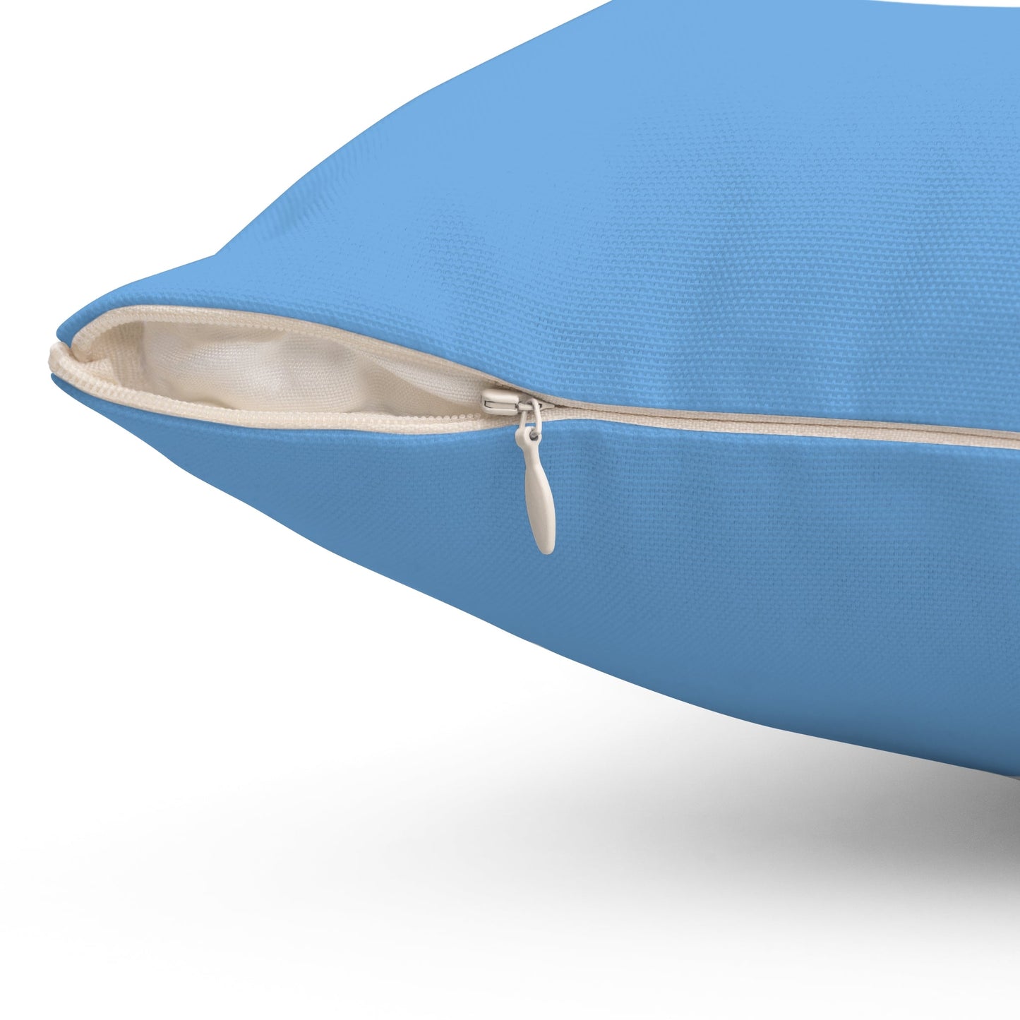 Original CPA Logo Spun Polyester Square Pillow Carolina Blue