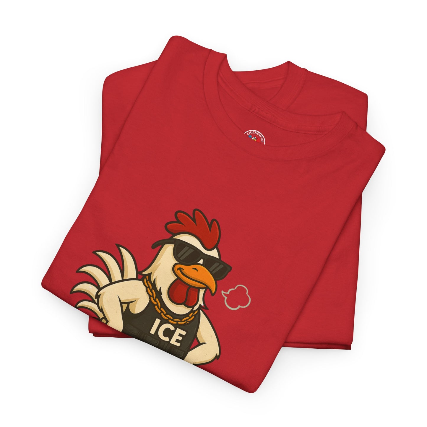 Ice Ice Baby Part 2 Funny Chicken T-Shirt – Cool Rooster Graphic Tee | Unisex Retro Hip-Hop Style