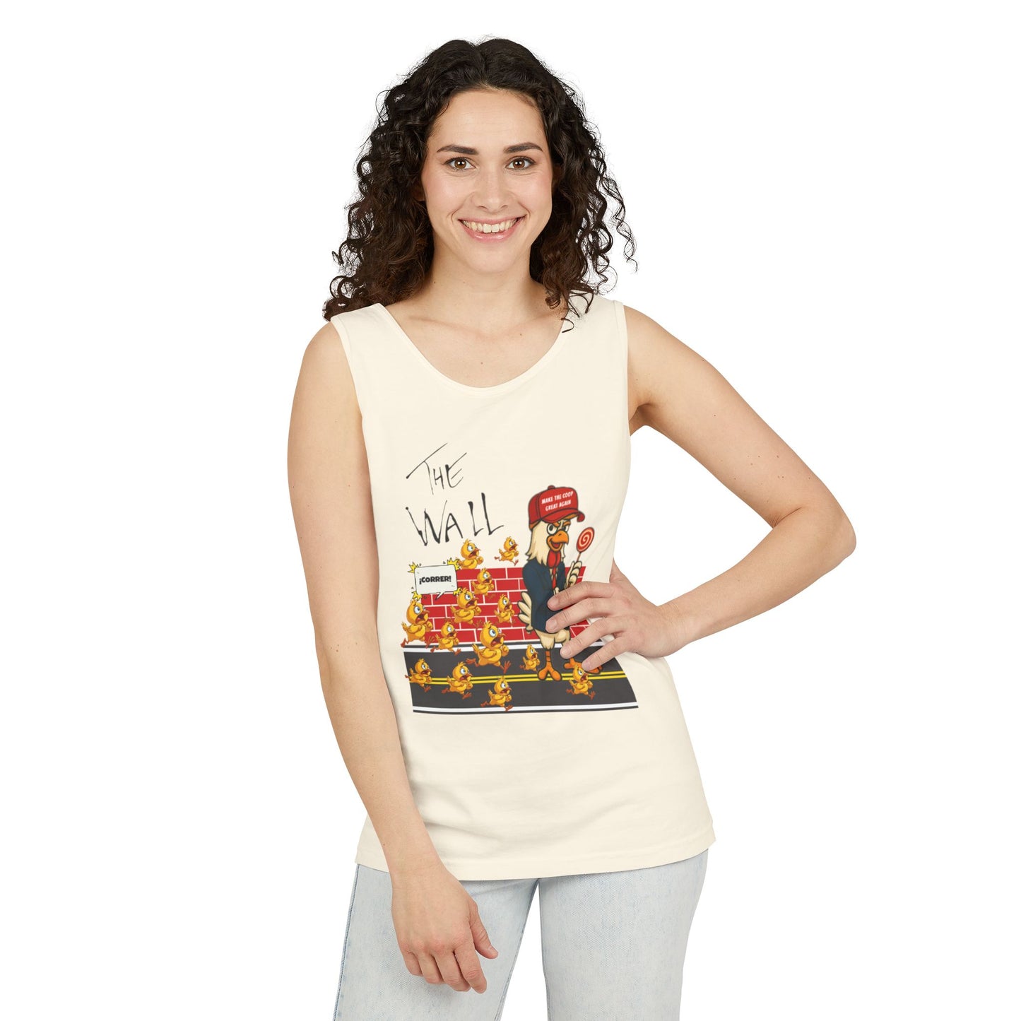 Another Chick Thru The Wall| Political Satire Sleeveless Tee