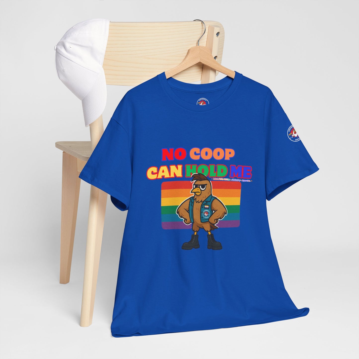 No Coop Can Hold Me – Theym Hen Unisex Pride Tee