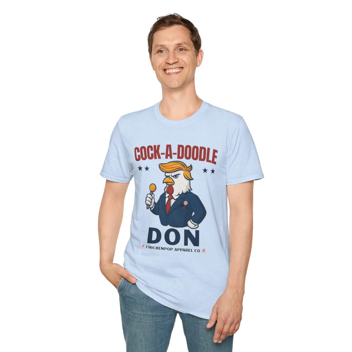 Cock-a-Doodle-Don T-Shirt – Pocket Pop Edition