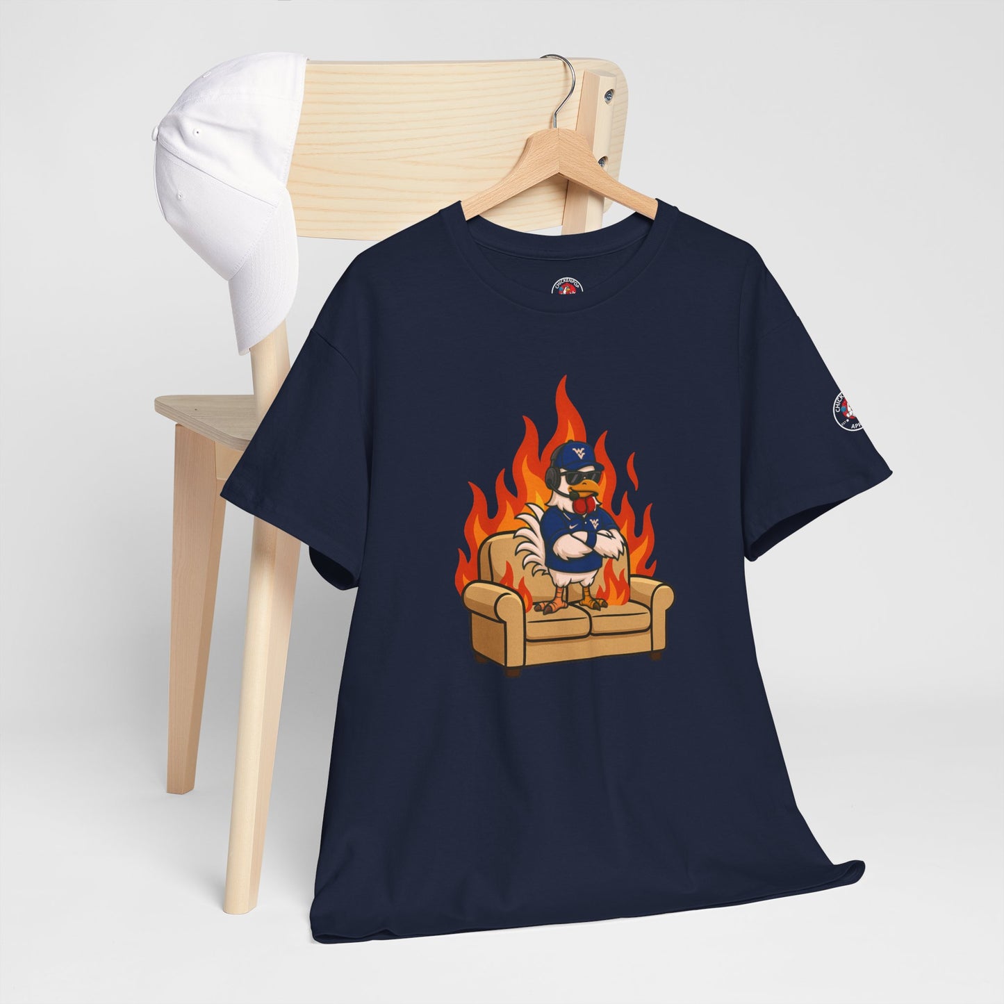 Big Rich Energy WV BURNIN' DOWN THE COUCH Graphic Tee 🔥Free Shipping🔥