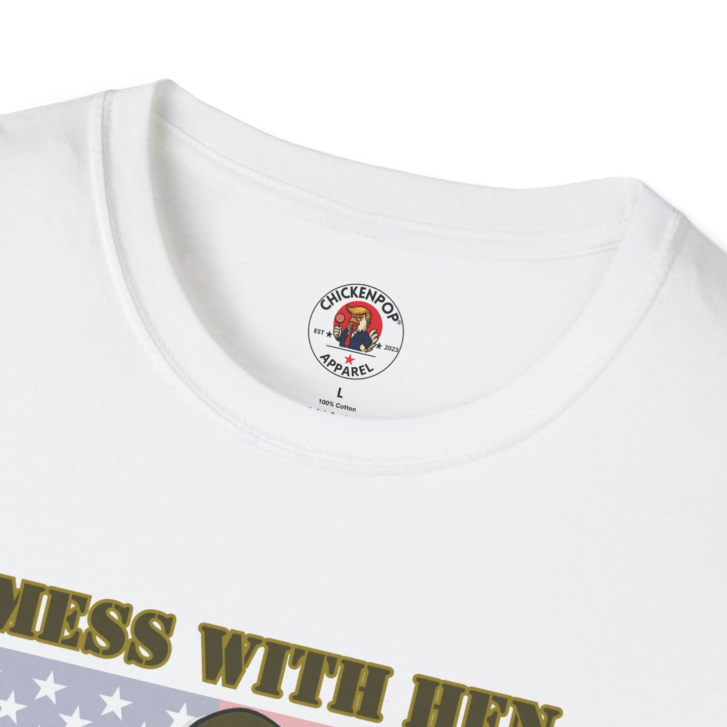 Mess With Hen T-Shirt – Fierce Funny Chicken Tee for Bold Women with Attitude | ChickenPop Apparel