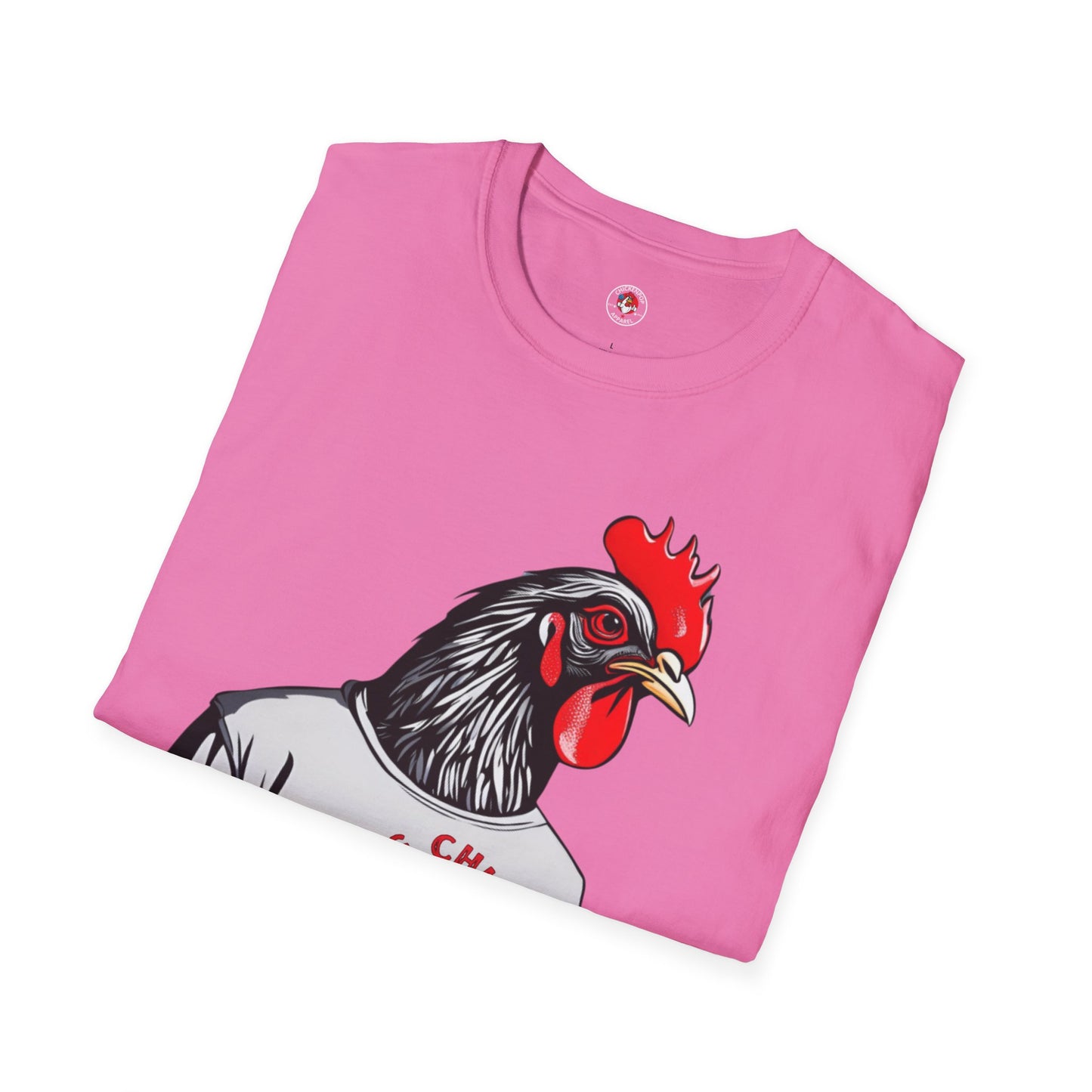 Big Chick Energy Giant Rooster Unisex Tee