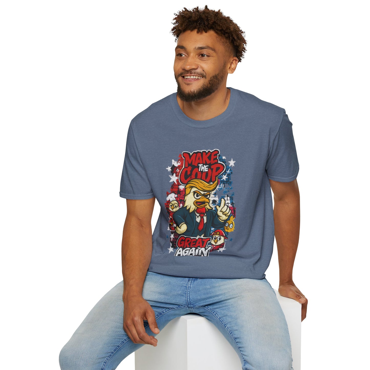 Cock-a-doodle-Don T-Shirt β Make the Coop Great Again | Funny Political Chicken Shirt by ChickenPop Apparel