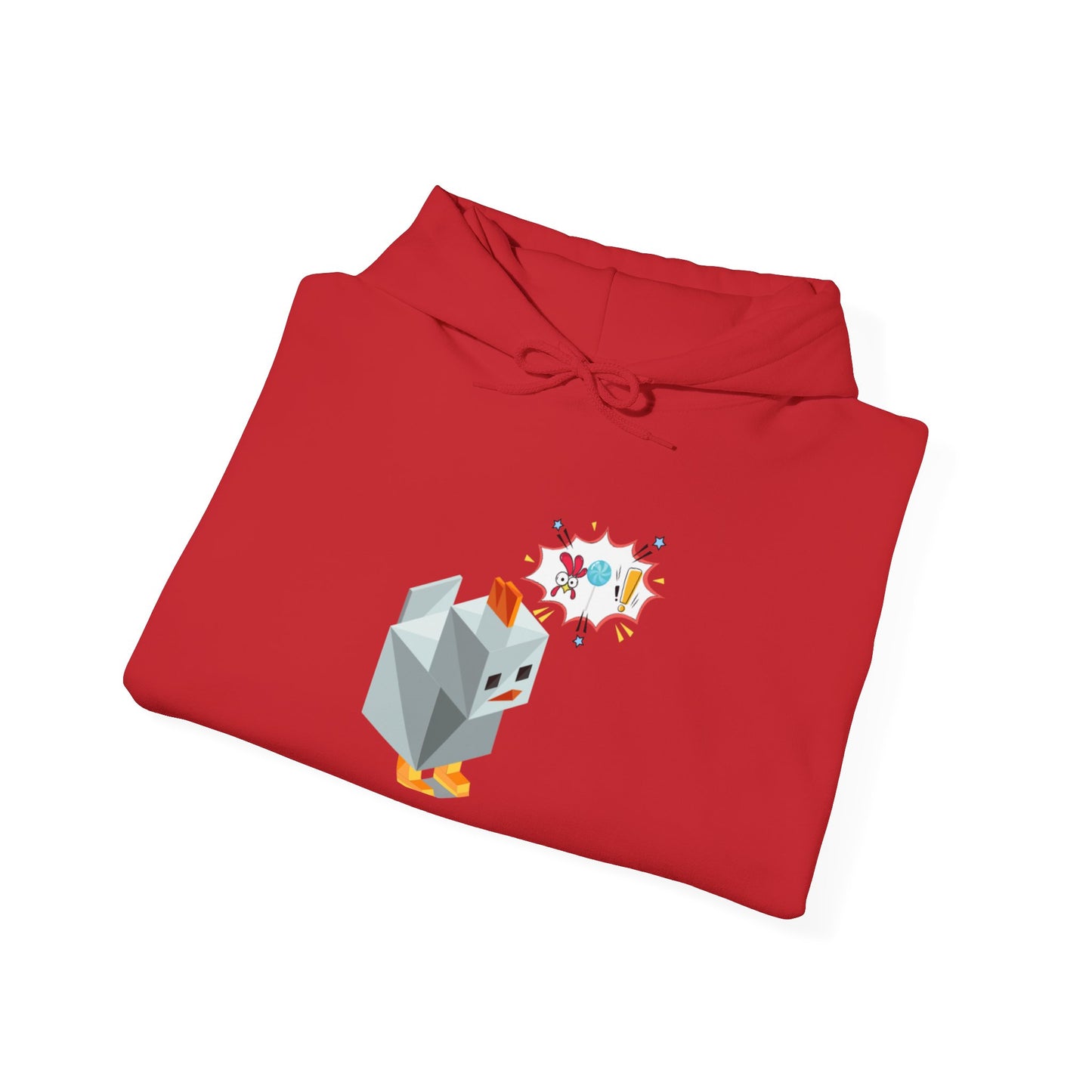 Roblox Chicken Thinks Hoodie UNISEX - ChickenPop Arm Logo Edition