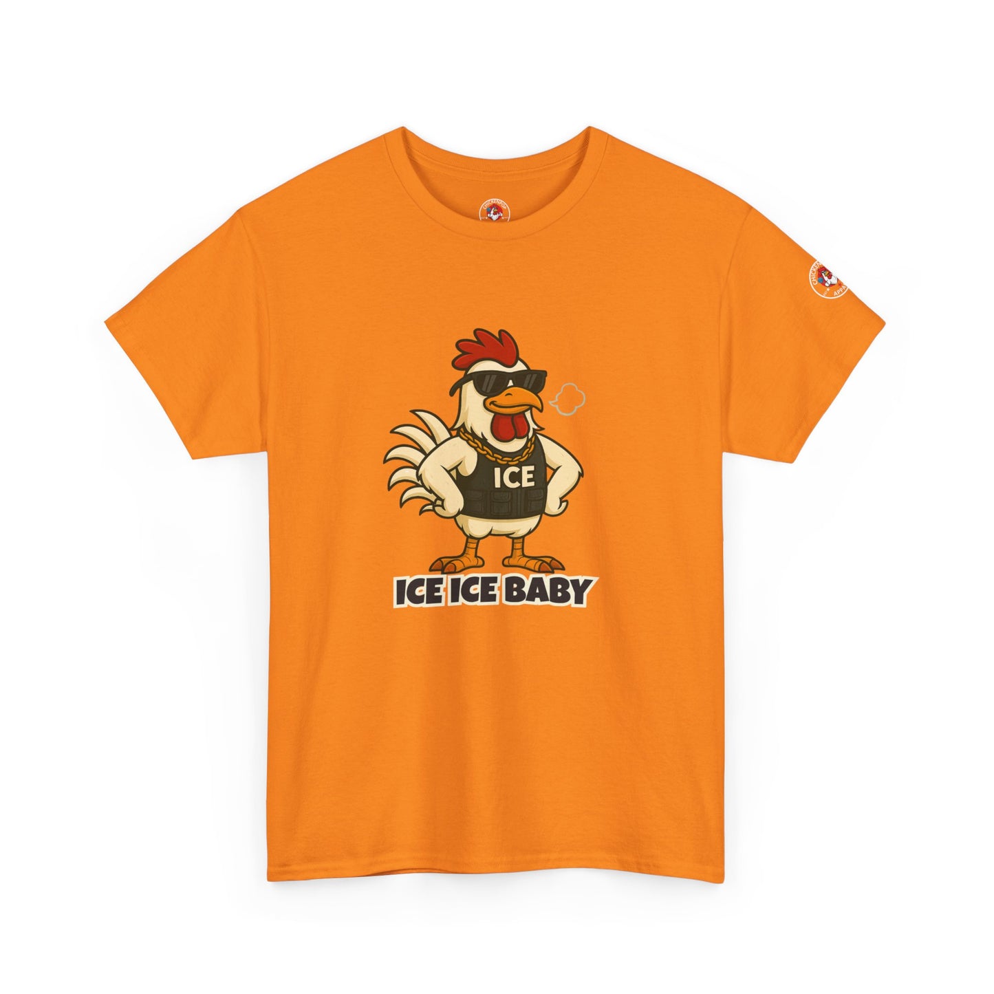 Ice Ice Baby Part 2 Funny Chicken T-Shirt – Cool Rooster Graphic Tee | Unisex Retro Hip-Hop Style