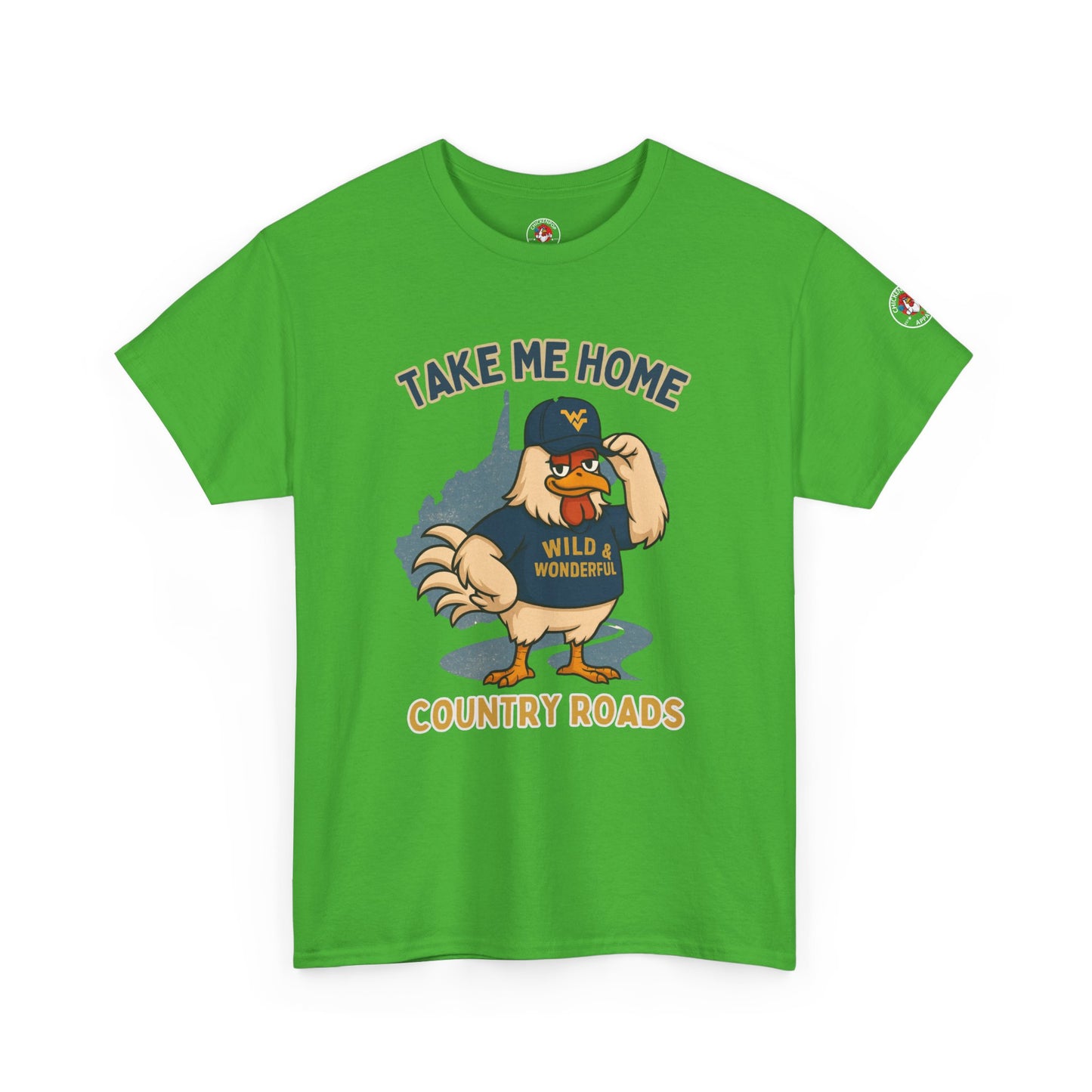 Take Me Home Country Roads WV Coop Daddy Tee – Funny West Virginia Rooster Shirt