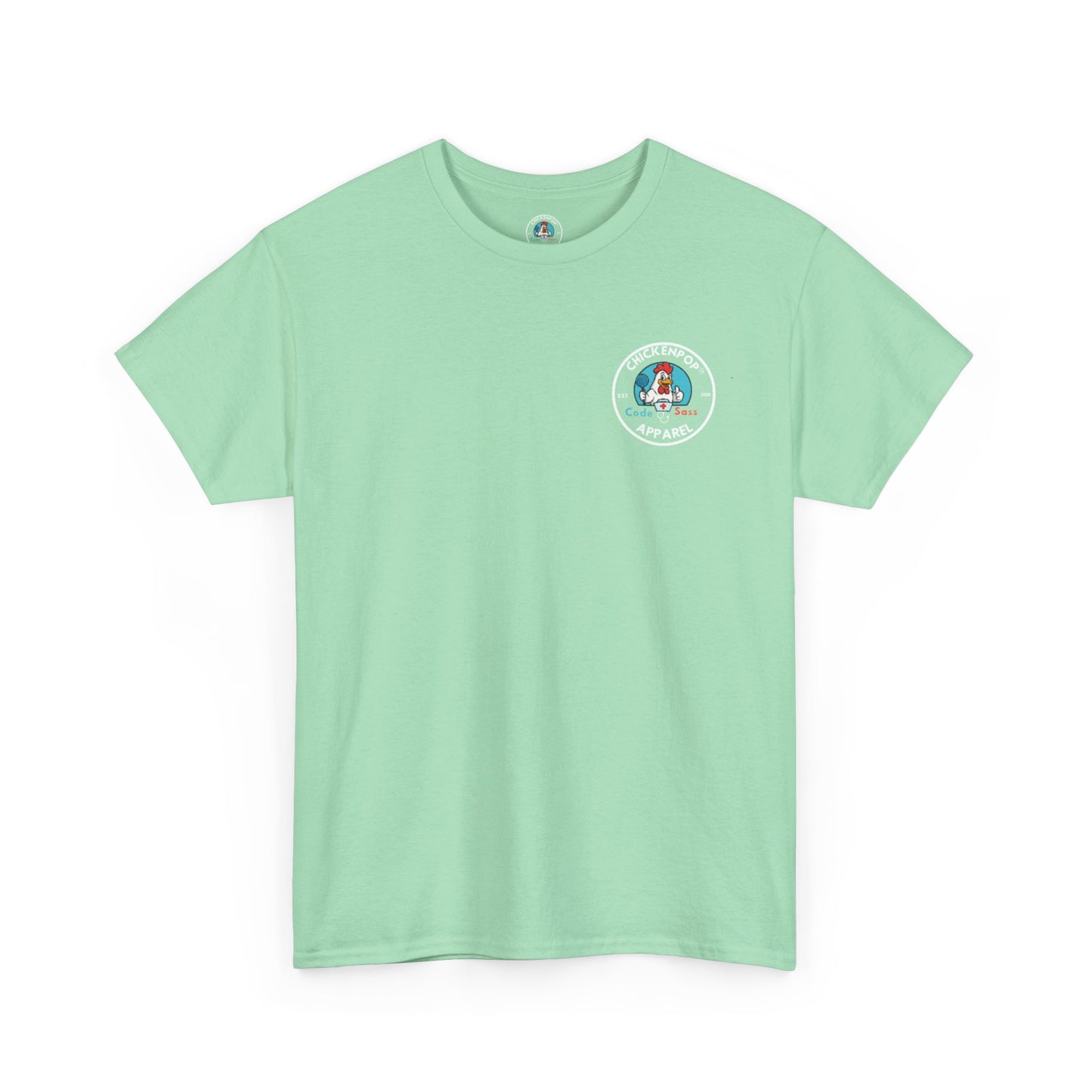 Nurses Are All Give And Take Back Front/Back Logo Tee