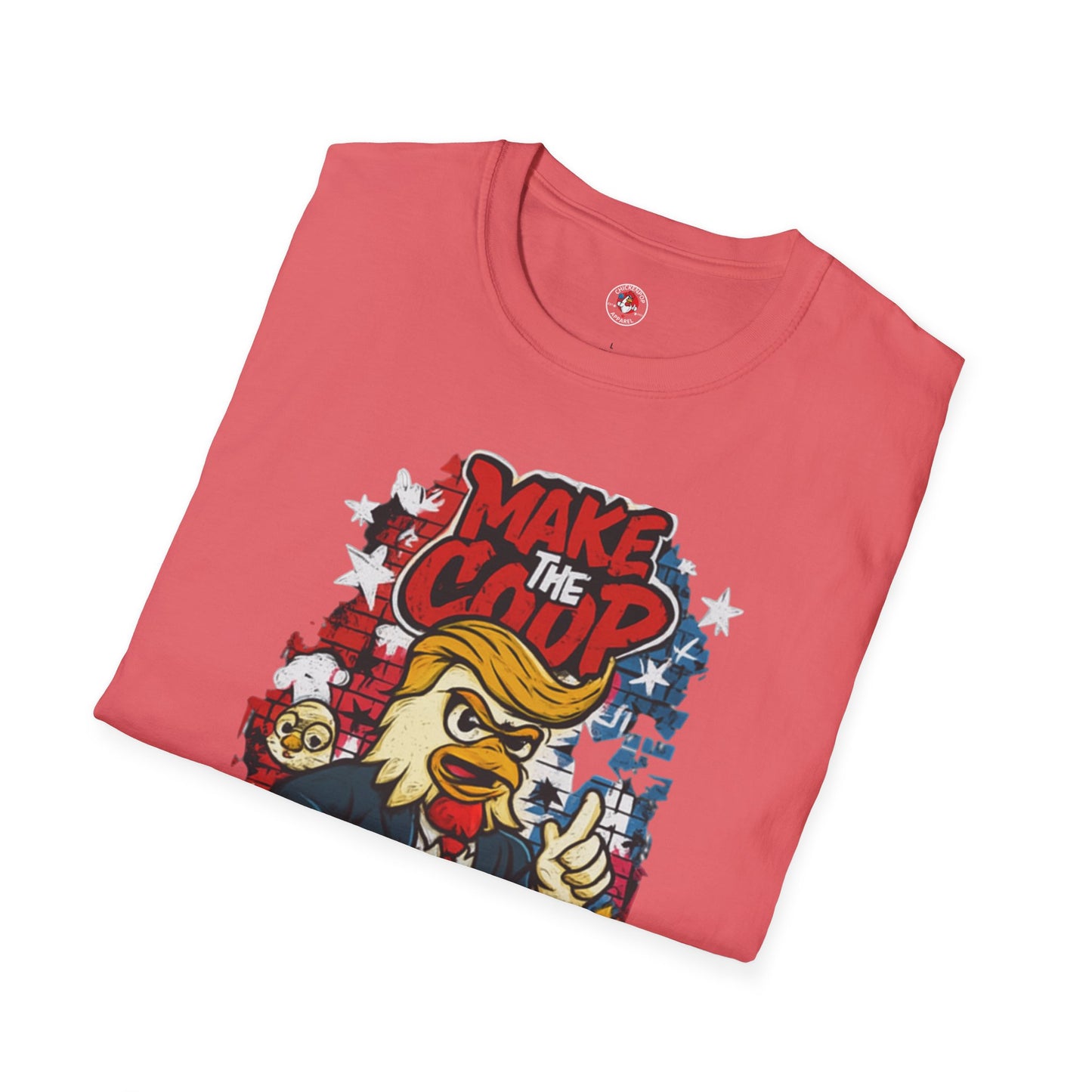 Cock-a-doodle-Don T-Shirt β Make the Coop Great Again | Funny Political Chicken Shirt by ChickenPop Apparel