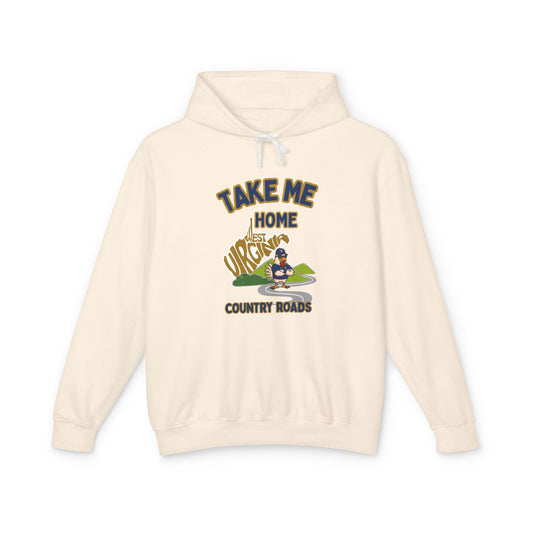 🎶Take Me Home Country Roads 🎵 Hoodie – Bold Graphic Pullover with Relaxed Fit | Unisex Streetwear