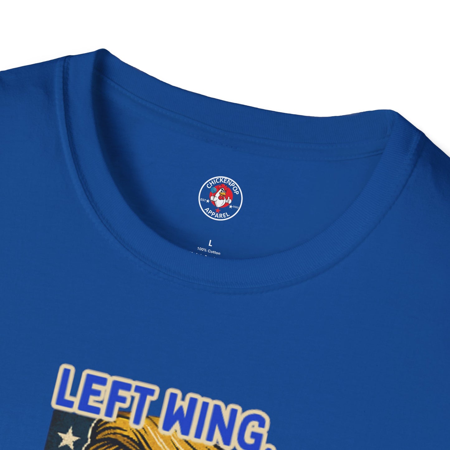 Cock-a-Doodle-Don "Left Wing. Right Wing. Same Coop." Political Satire Tee – Unisex Graphic T-Shirt