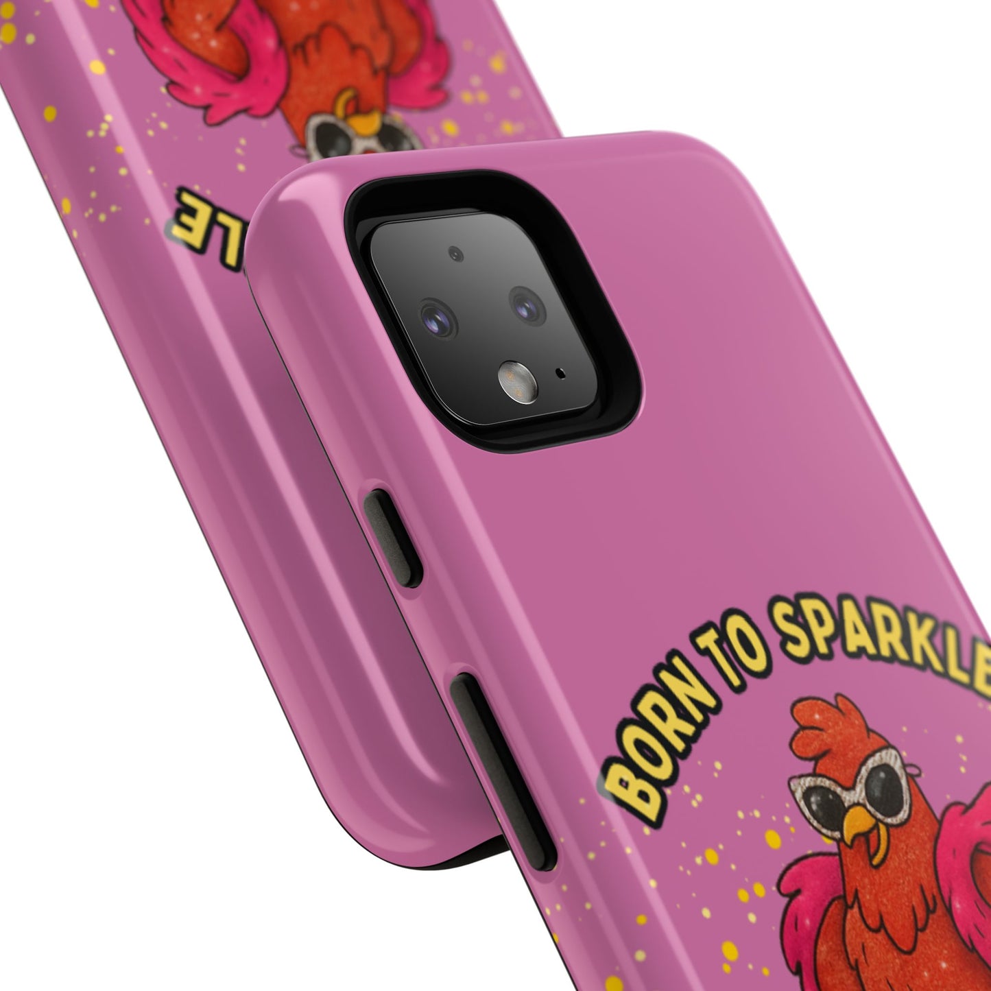 Phone Case - Born to Sparkle Hatched to Slay Logo Design