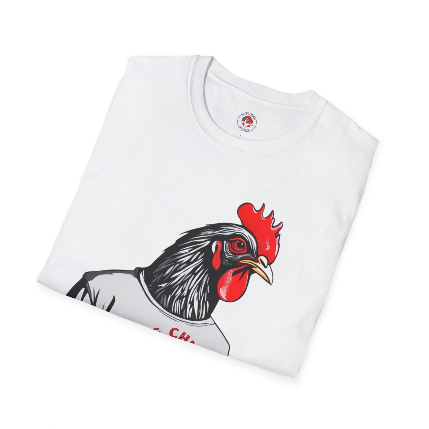 Big Chick Energy Giant Rooster Unisex Tee