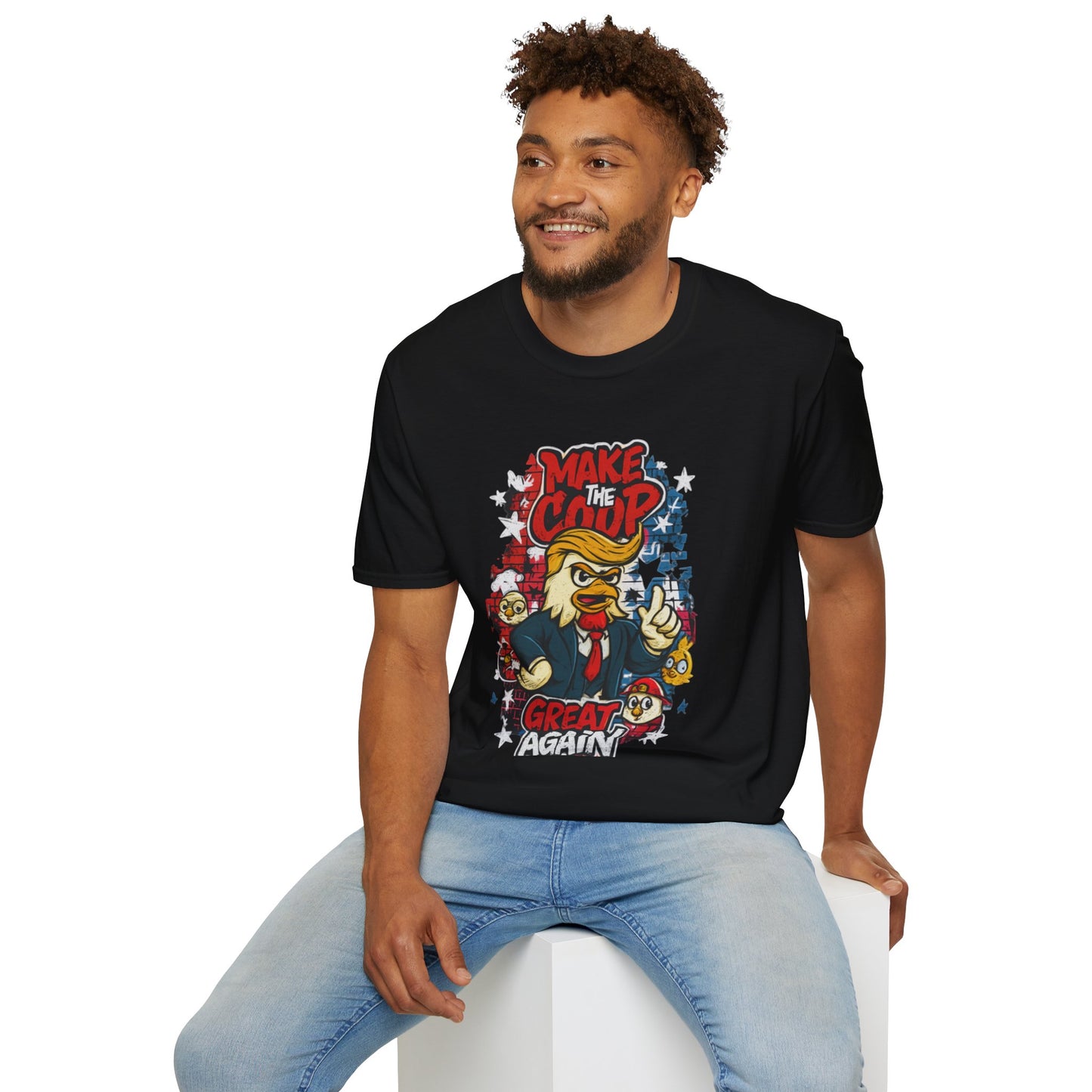 Cock-a-doodle-Don T-Shirt β Make the Coop Great Again | Funny Political Chicken Shirt by ChickenPop Apparel