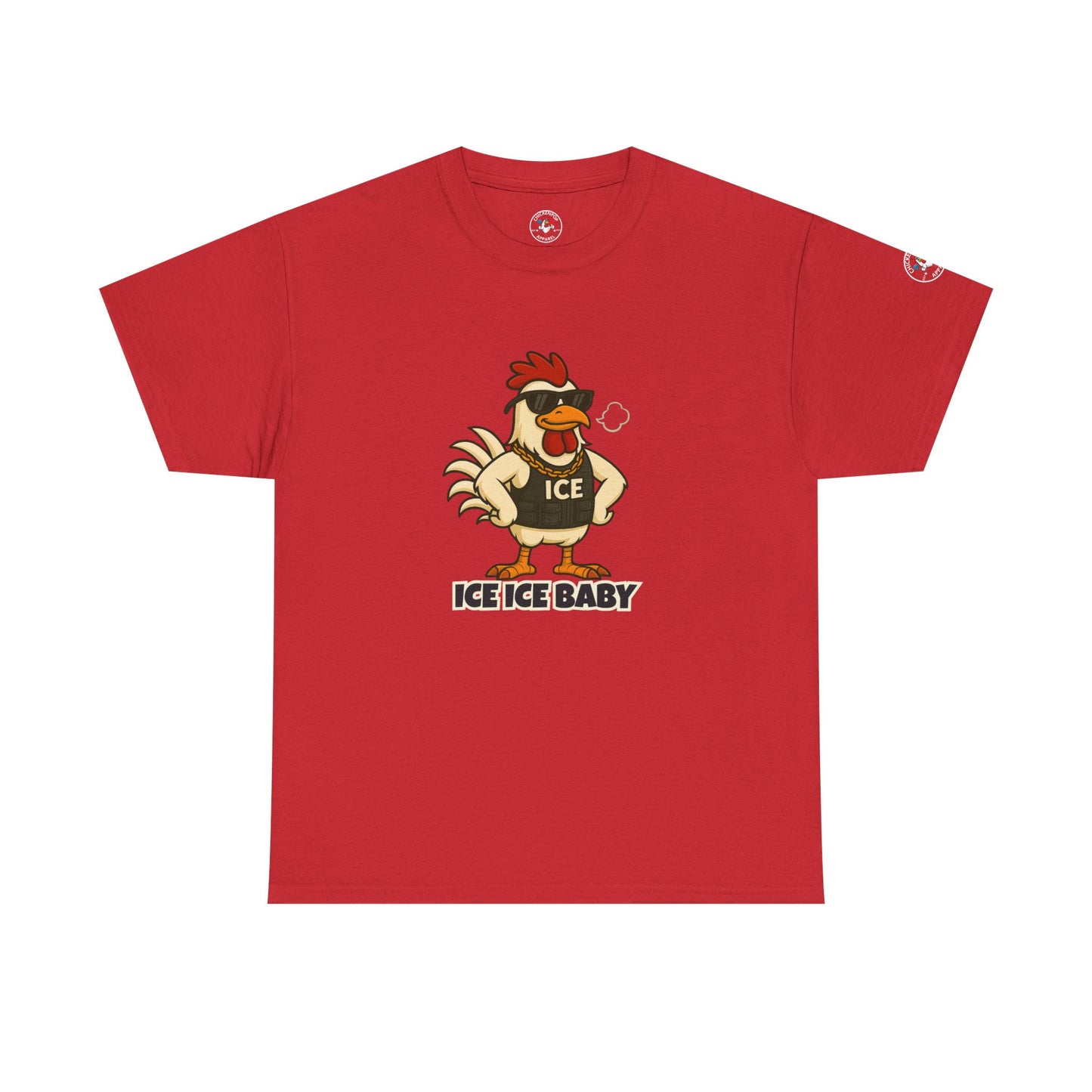 Ice Ice Baby Part 2 Funny Chicken T-Shirt – Cool Rooster Graphic Tee | Unisex Retro Hip-Hop Style