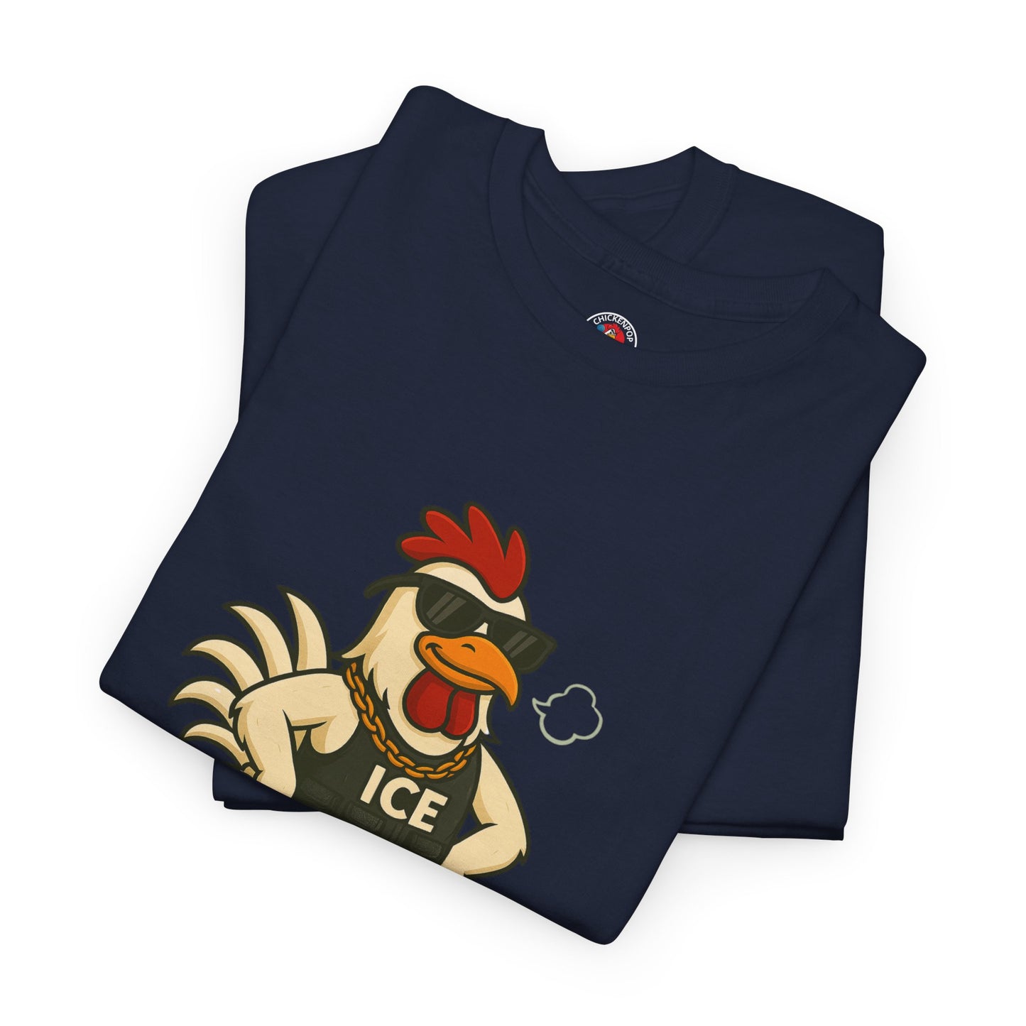 Ice Ice Baby Part 2 Funny Chicken T-Shirt – Cool Rooster Graphic Tee | Unisex Retro Hip-Hop Style