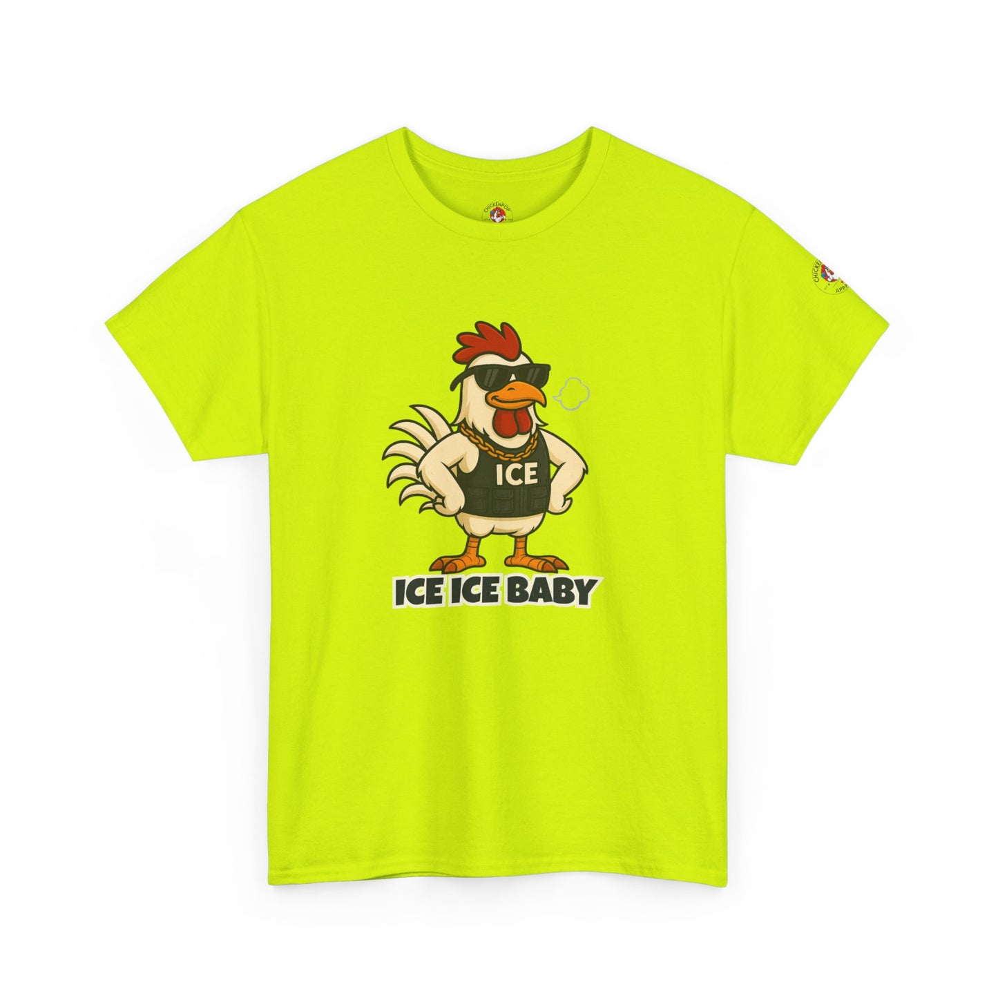Ice Ice Baby Part 2 Funny Chicken T-Shirt – Cool Rooster Graphic Tee | Unisex Retro Hip-Hop Style
