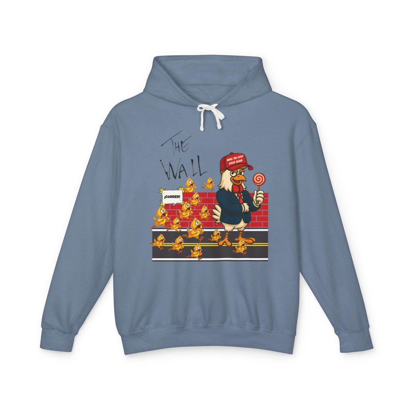 Another Chick Thru The Wall Hoodie – Bold Graphic Pullover with Relaxed Fit | Unisex Streetwear